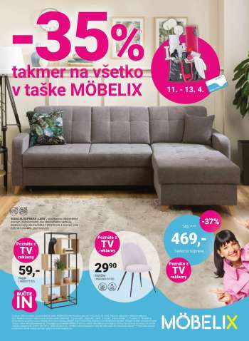Leták Möbelix - 7.4.2025 - 11.5.2025.