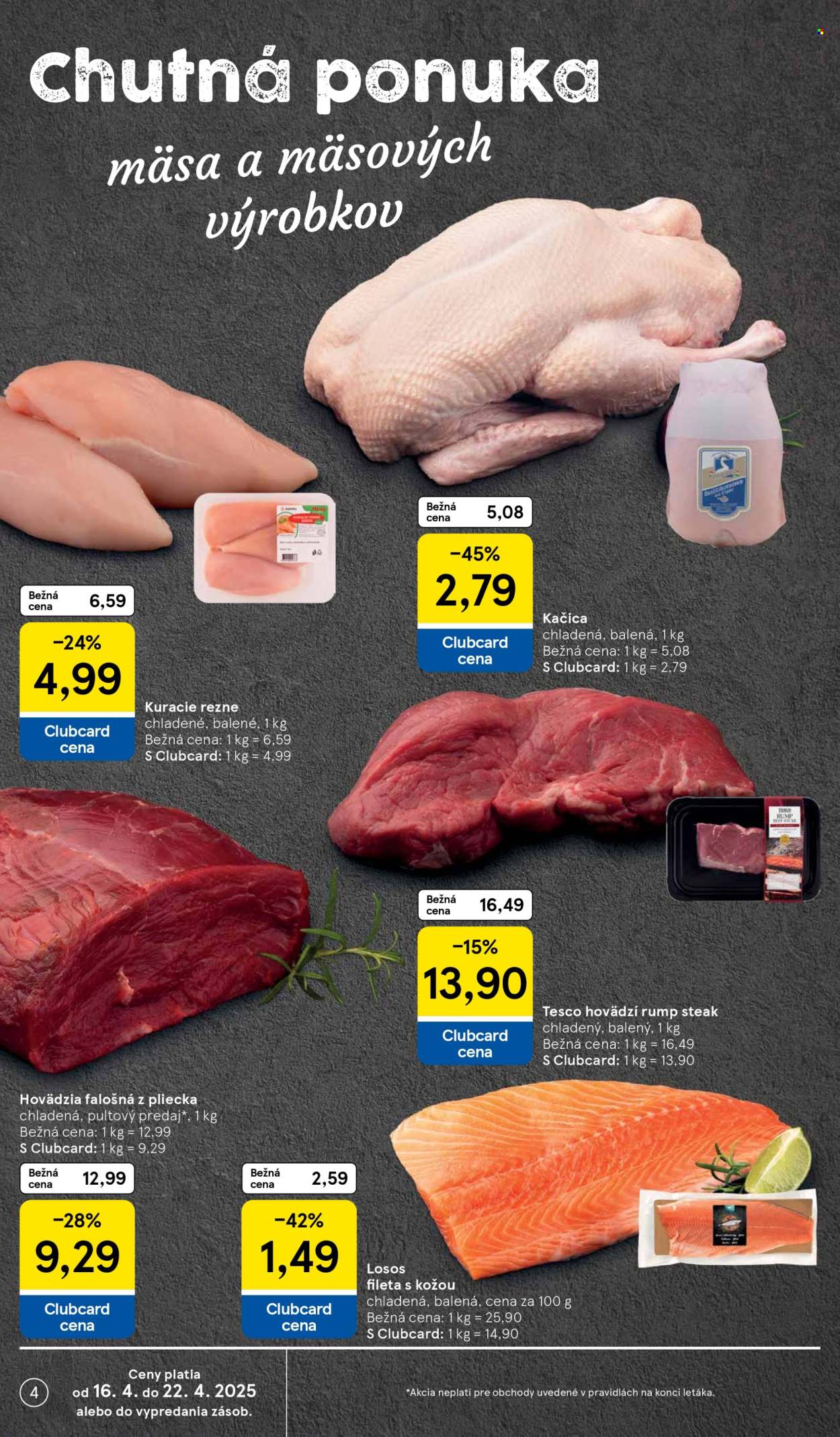 Leták TESCO - 16.4.2025 - 22.4.2025. Strana 4