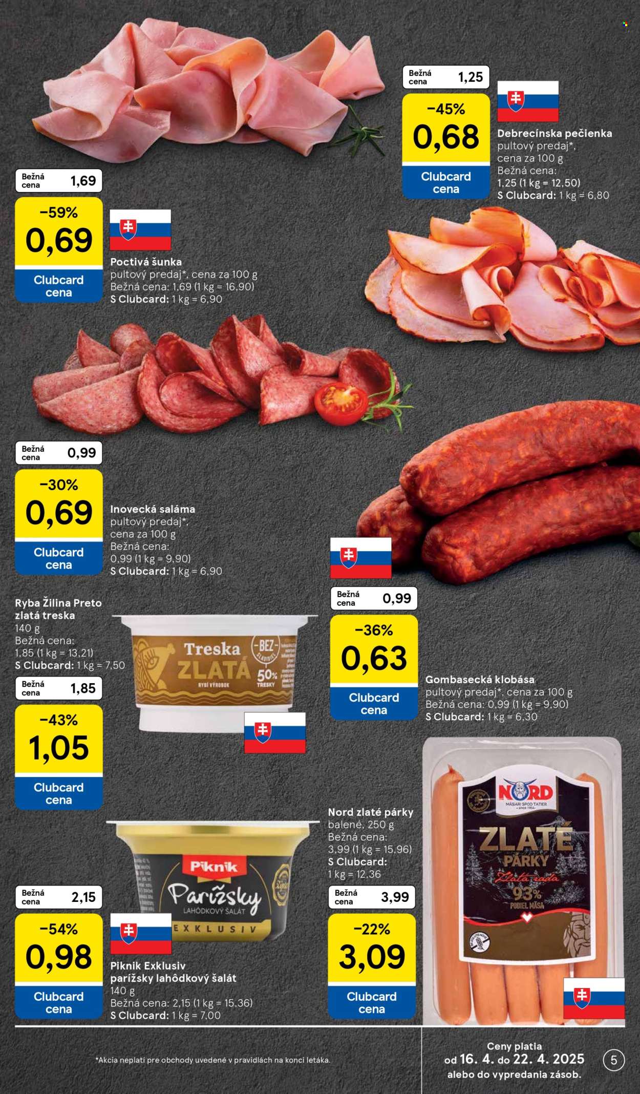 Leták TESCO - 16.4.2025 - 22.4.2025. Strana 5
