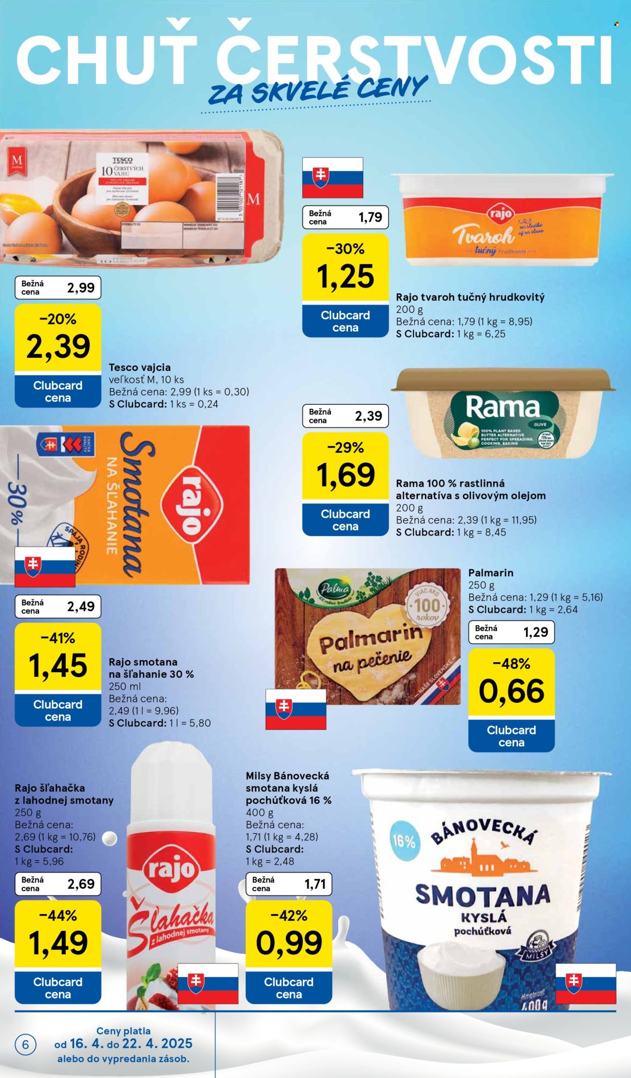 Leták TESCO - 16.4.2025 - 22.4.2025. Strana 6