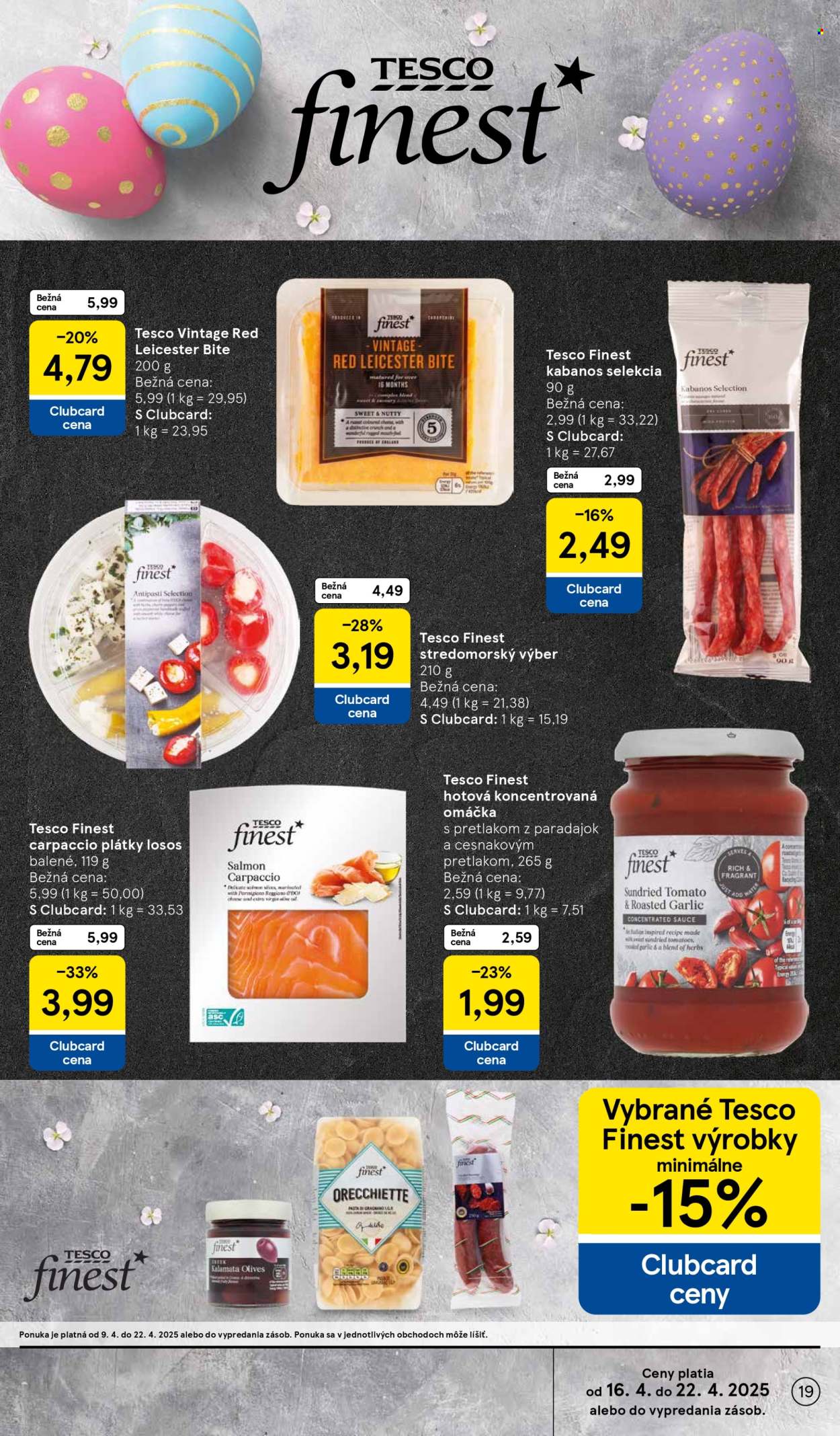 Leták TESCO - 16.4.2025 - 22.4.2025. Strana 19