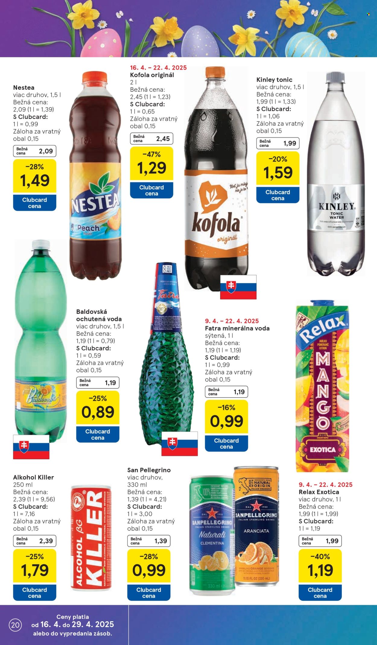 Leták TESCO - 16.4.2025 - 22.4.2025. Strana 20