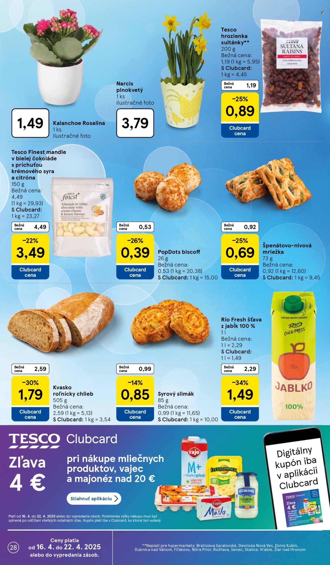 Leták TESCO - 16.4.2025 - 22.4.2025. Strana 28