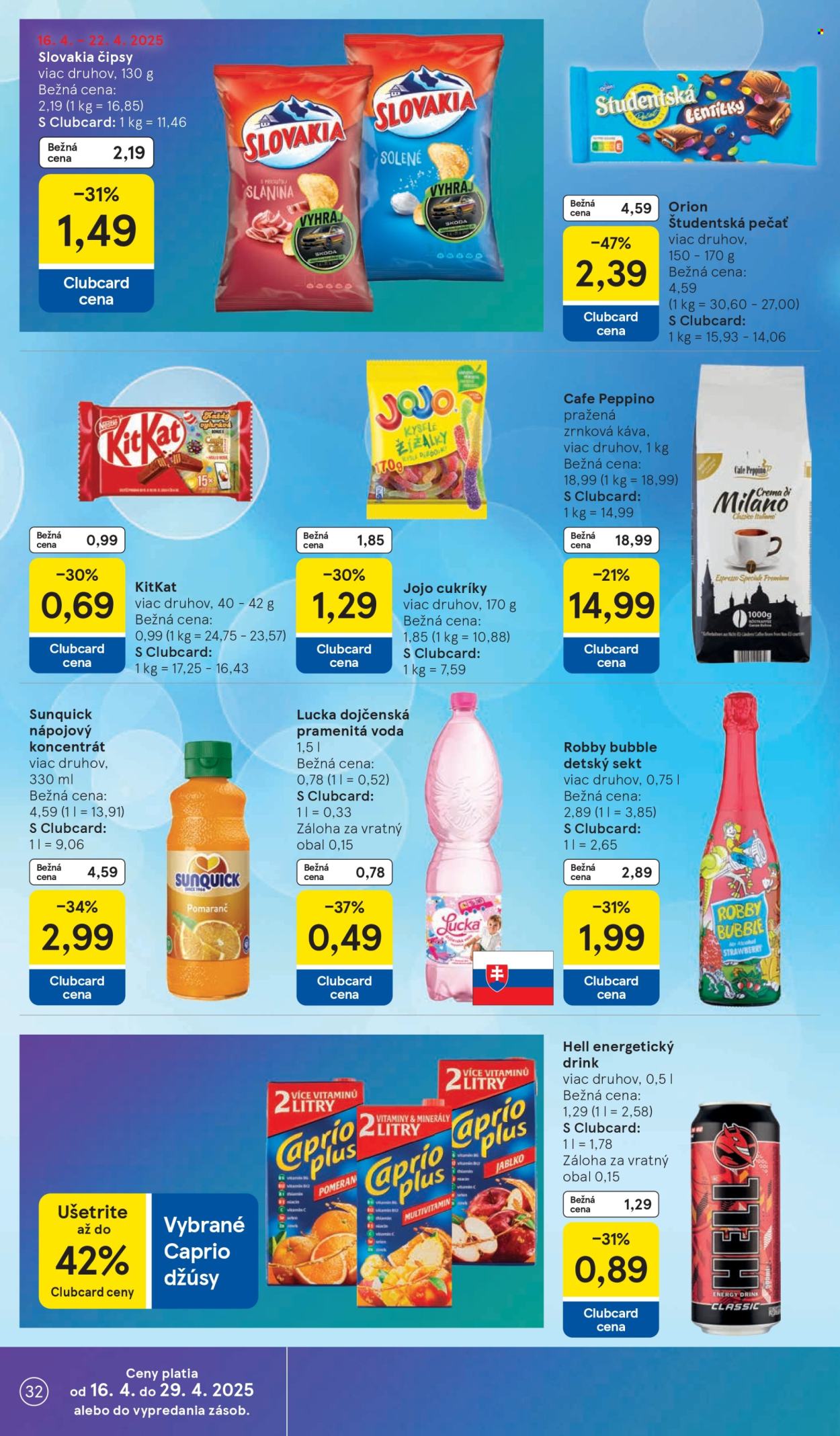 Leták TESCO - 16.4.2025 - 22.4.2025. Strana 32
