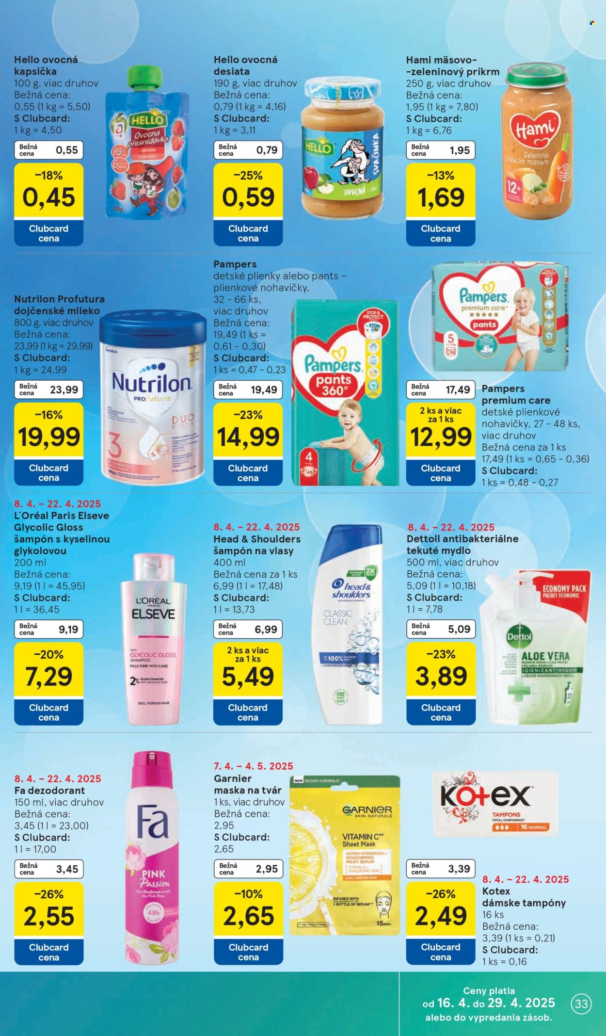 Leták TESCO - 16.4.2025 - 22.4.2025. Strana 33