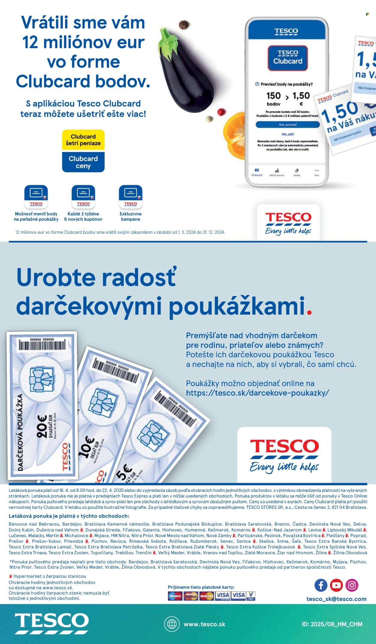 Leták TESCO - 16.4.2025 - 22.4.2025. Strana 37