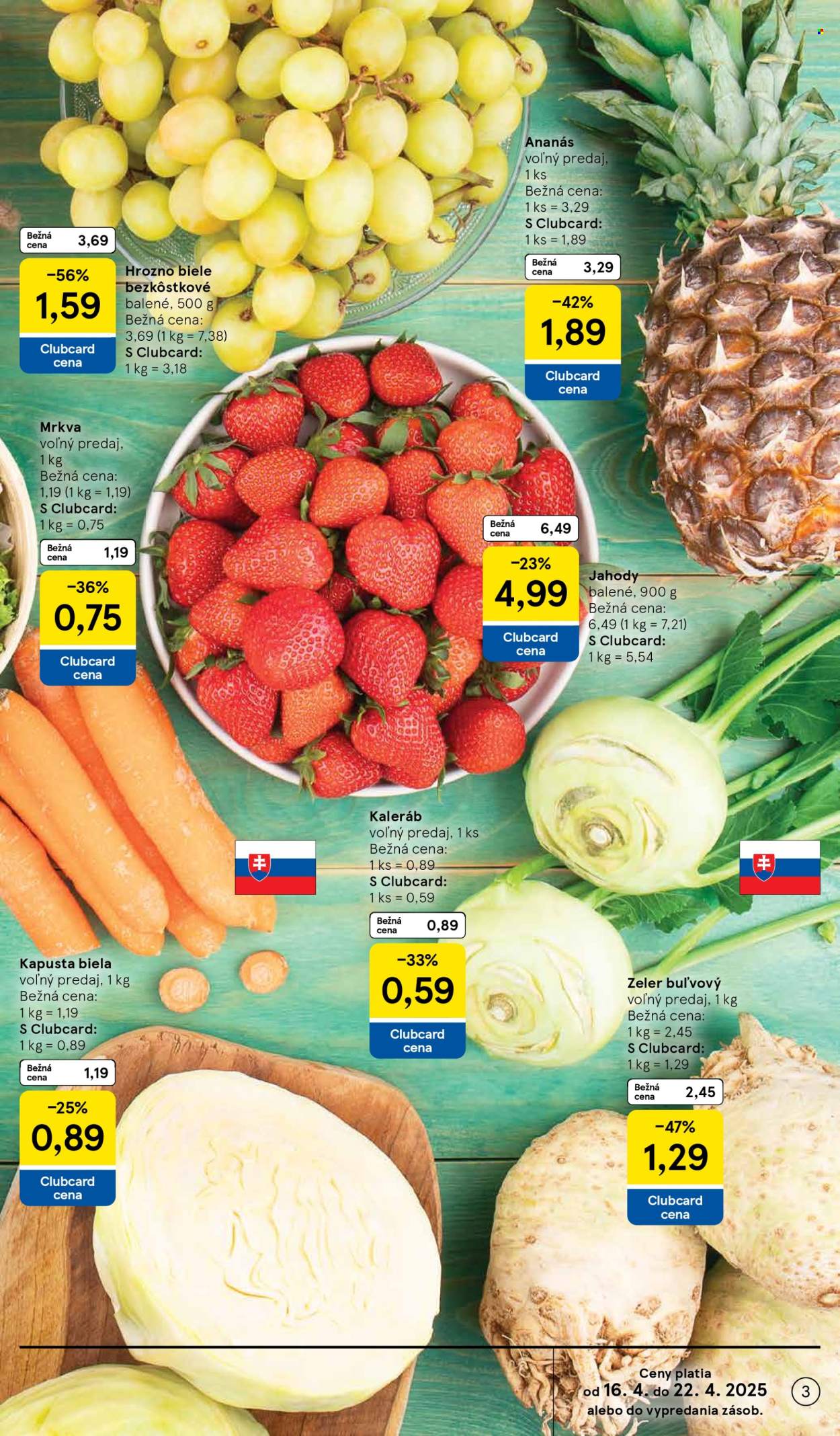 Leták TESCO supermarket - 16.4.2025 - 22.4.2025. Strana 3