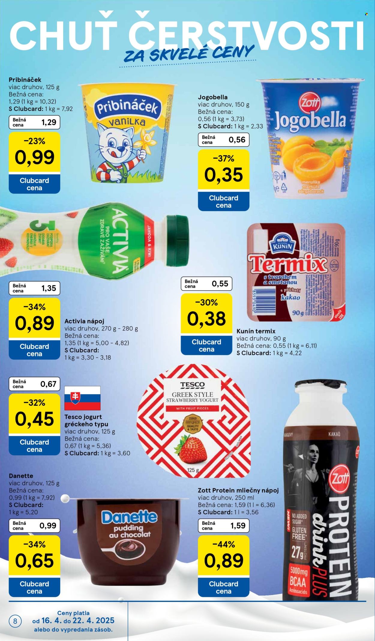 Leták TESCO supermarket - 16.4.2025 - 22.4.2025. Strana 8