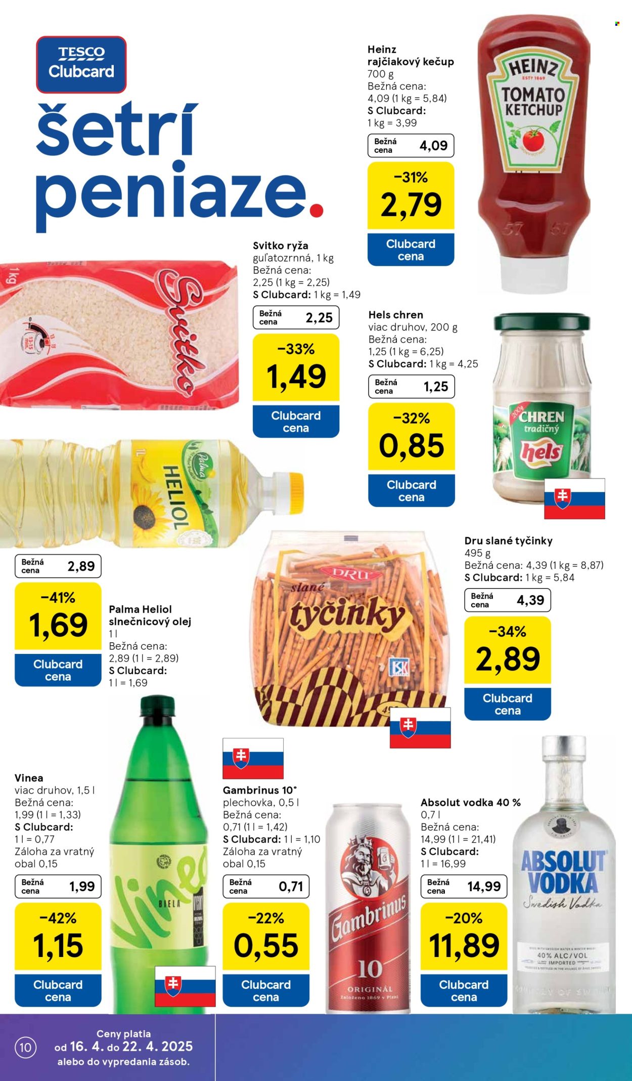 Leták TESCO supermarket - 16.4.2025 - 22.4.2025. Strana 10