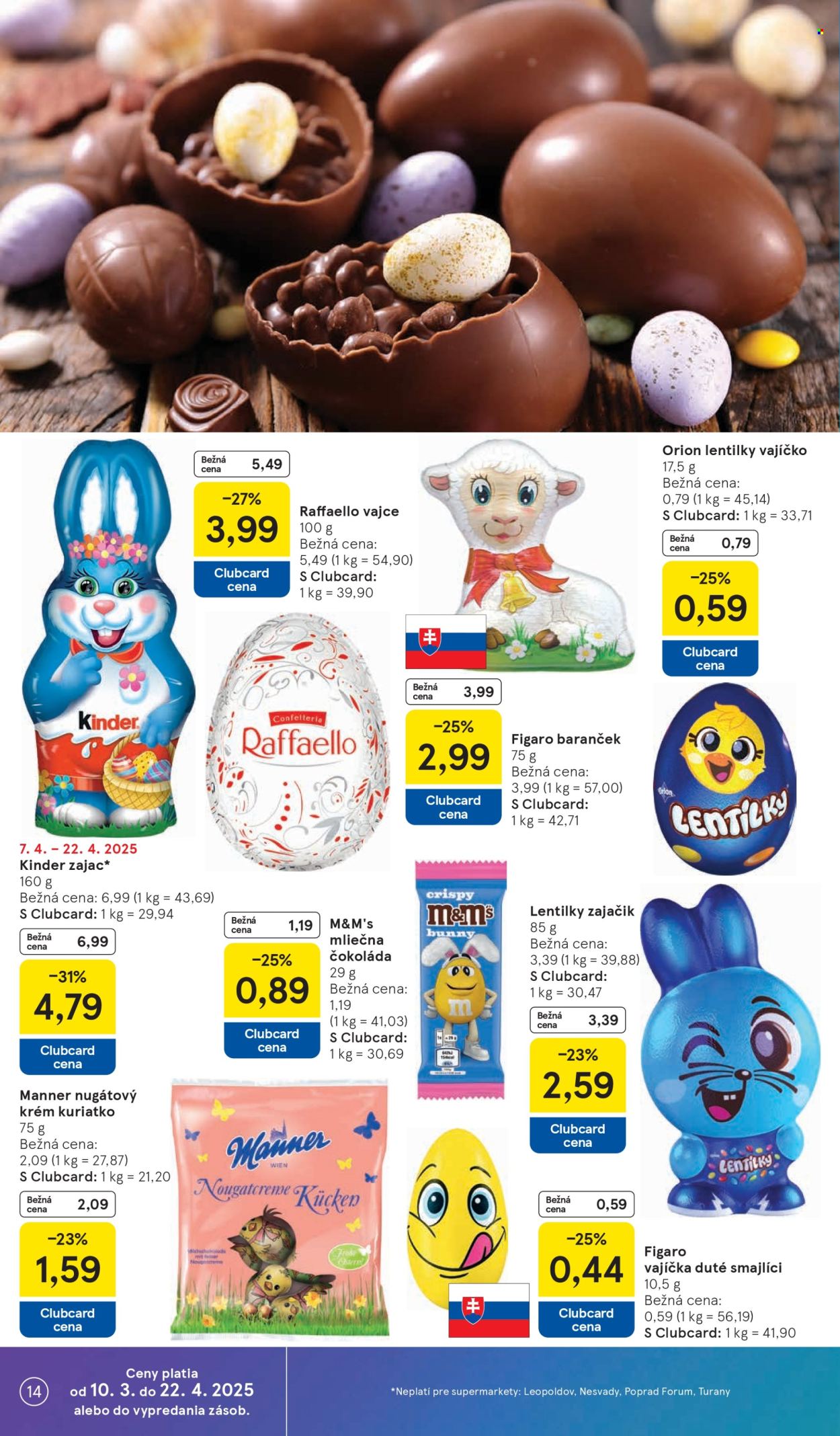 Leták TESCO supermarket - 16.4.2025 - 22.4.2025. Strana 14
