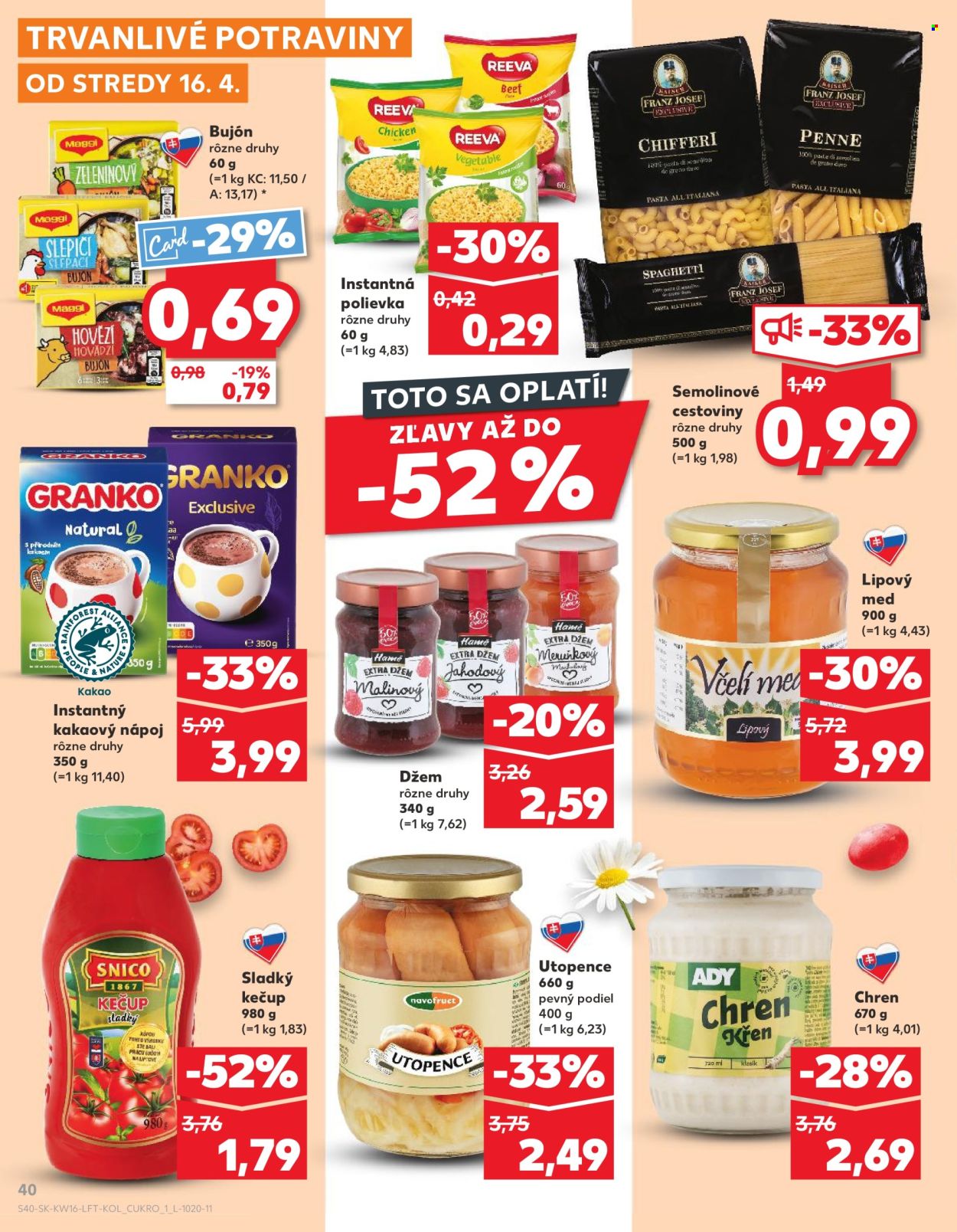Leták Kaufland - 16.4.2025 - 23.4.2025. Strana 40