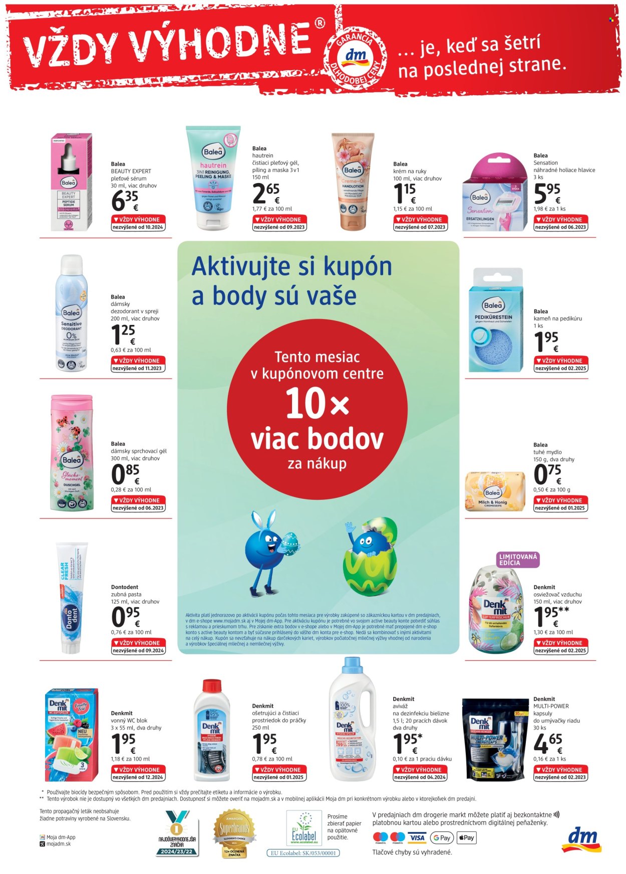 Leták dm drogerie - 1.4.2025 - 30.4.2025. Strana 4
