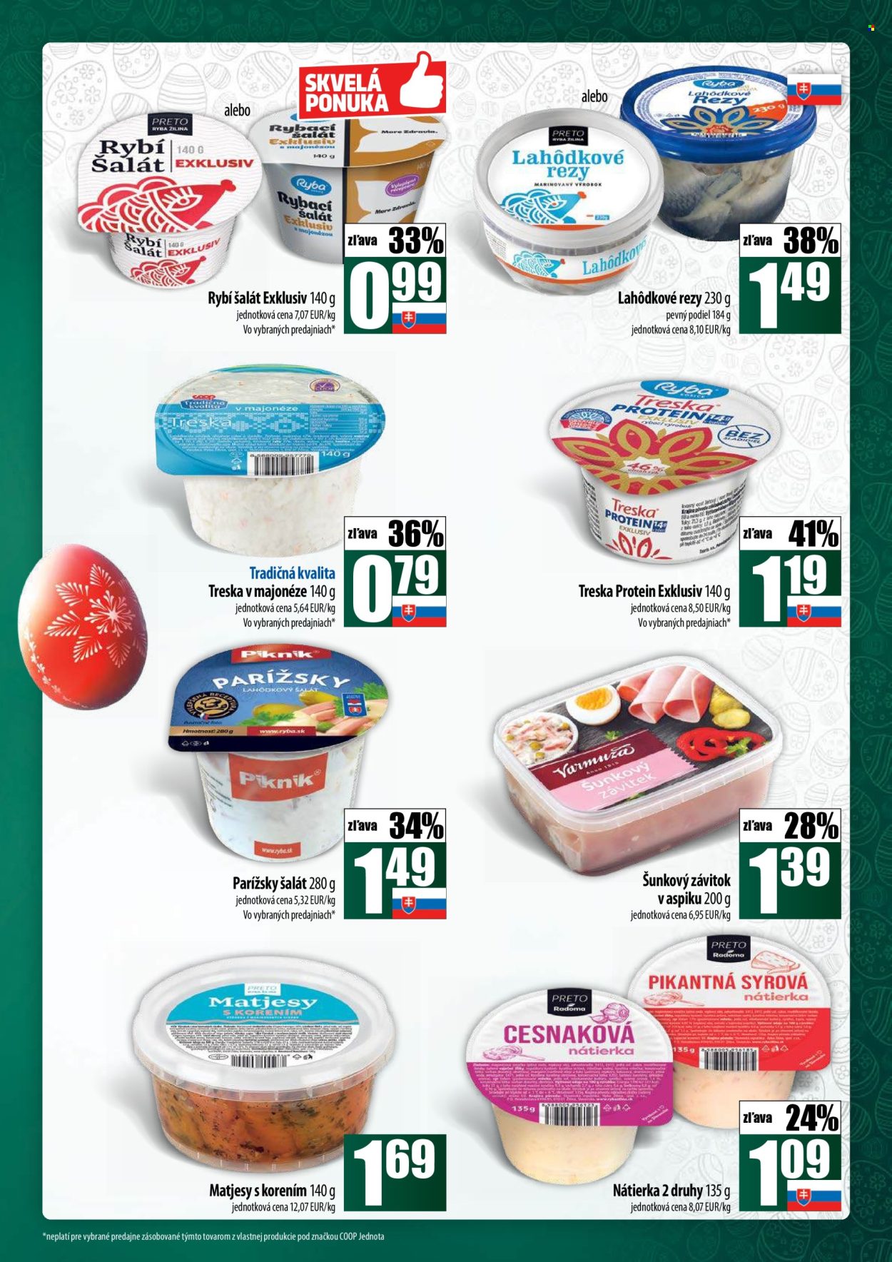 Leták COOP Jednota - 16.4.2025 - 23.4.2025. Strana 9