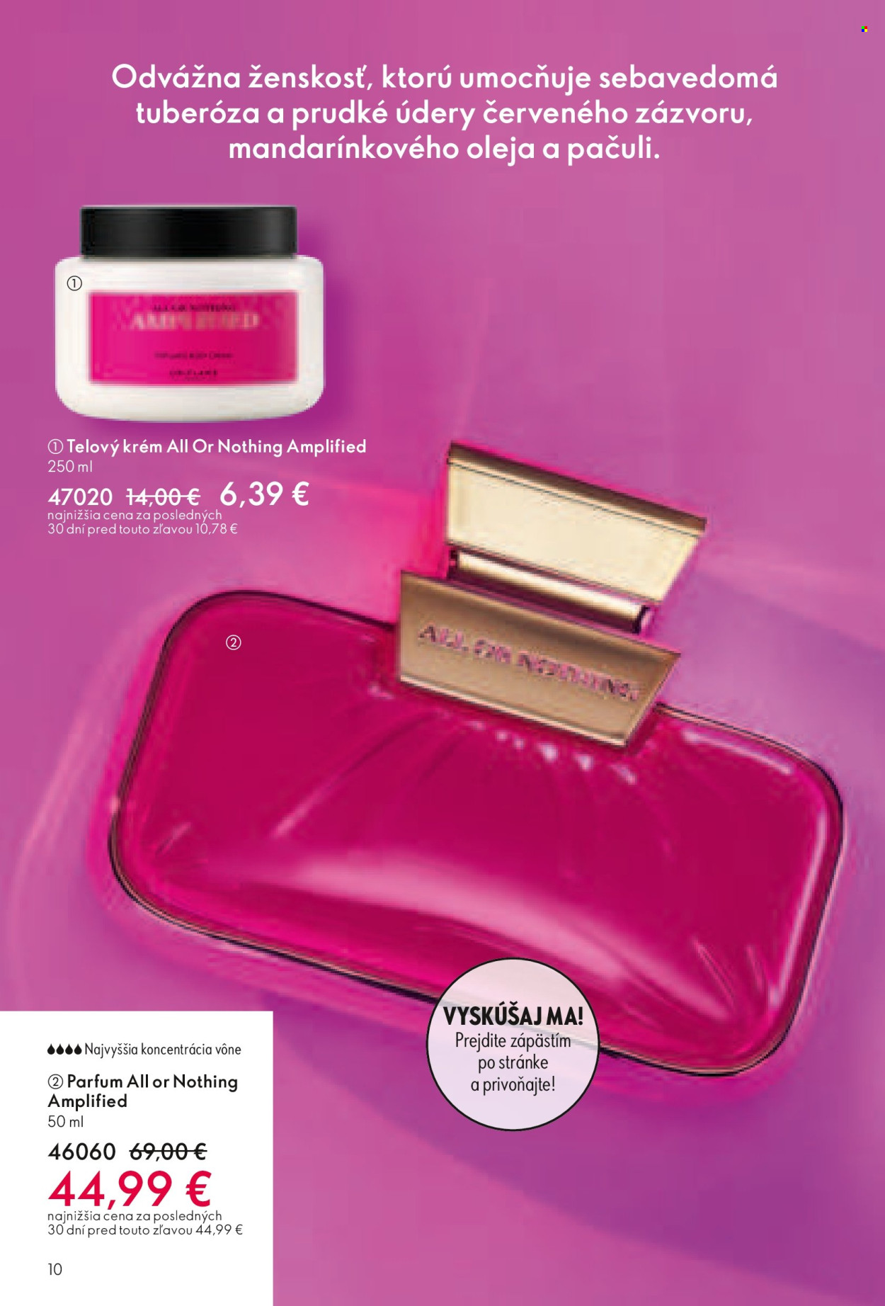 Leták Oriflame - 4.5.2025 - 24.5.2025. Strana 10