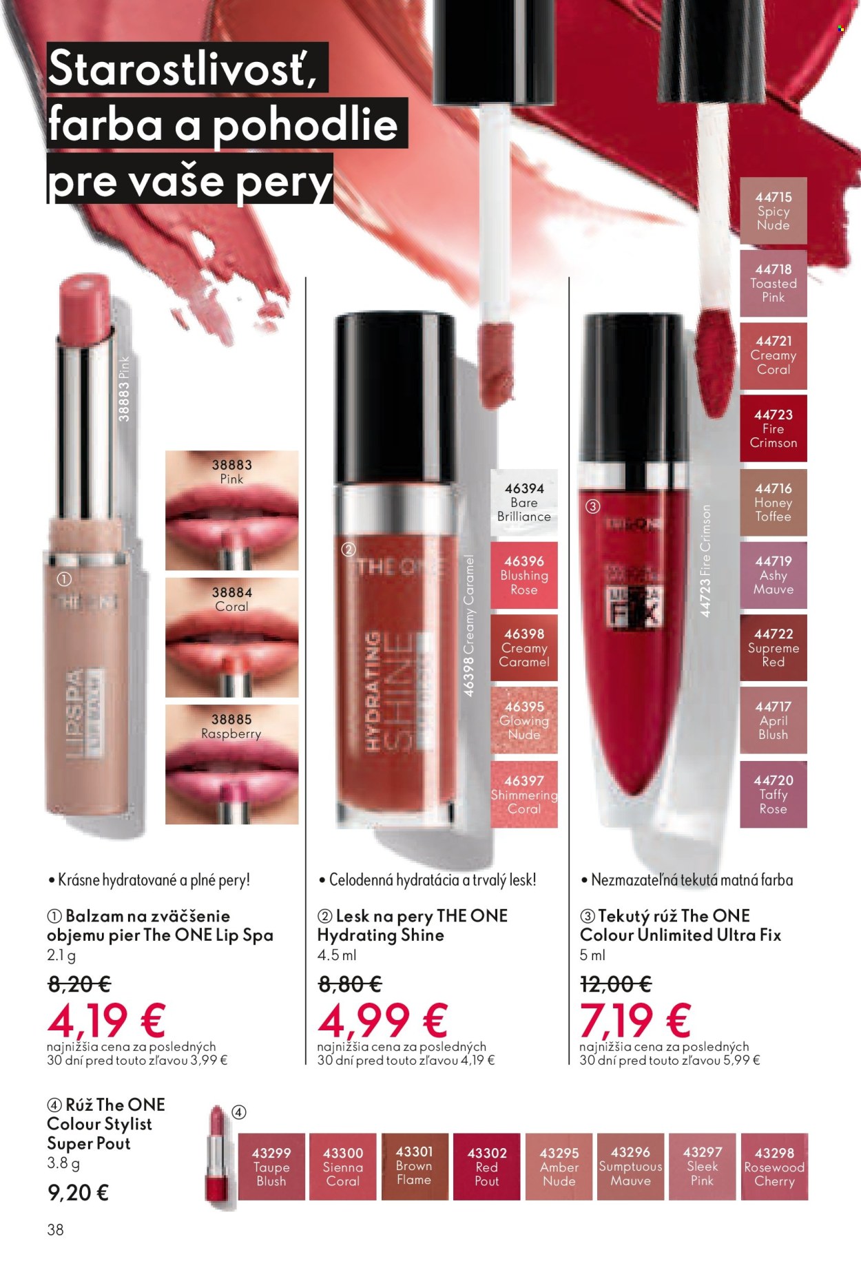 Leták Oriflame - 4.5.2025 - 24.5.2025. Strana 38
