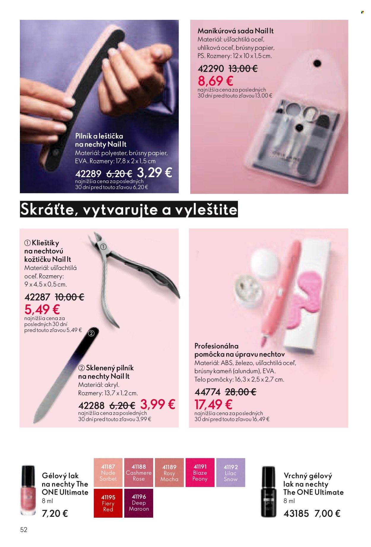Leták Oriflame - 4.5.2025 - 24.5.2025. Strana 52