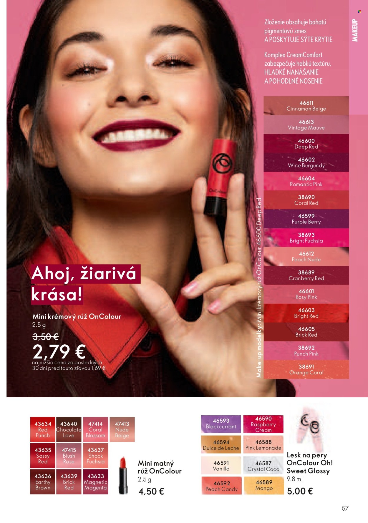 Leták Oriflame - 4.5.2025 - 24.5.2025. Strana 57