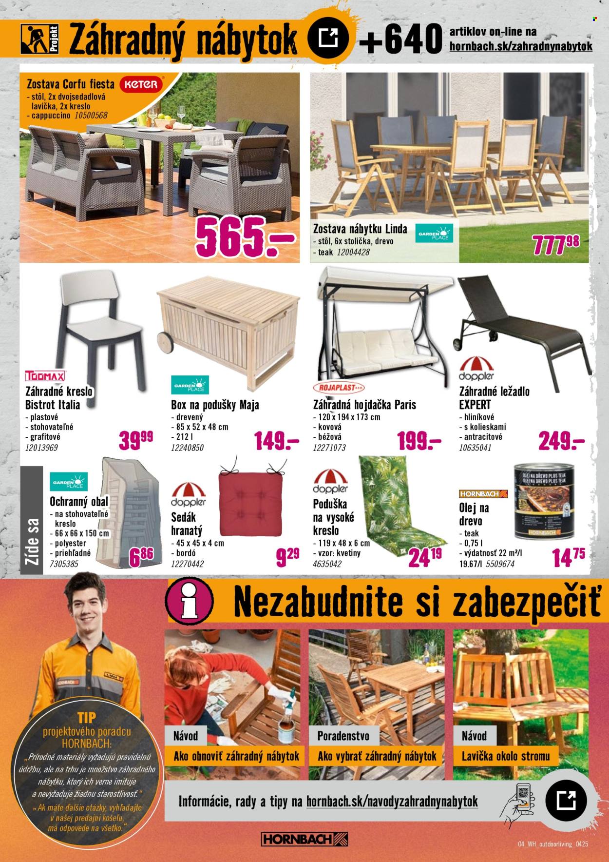 Leták Hornbach - 16.4.2025 - 30.4.2025. Strana 4