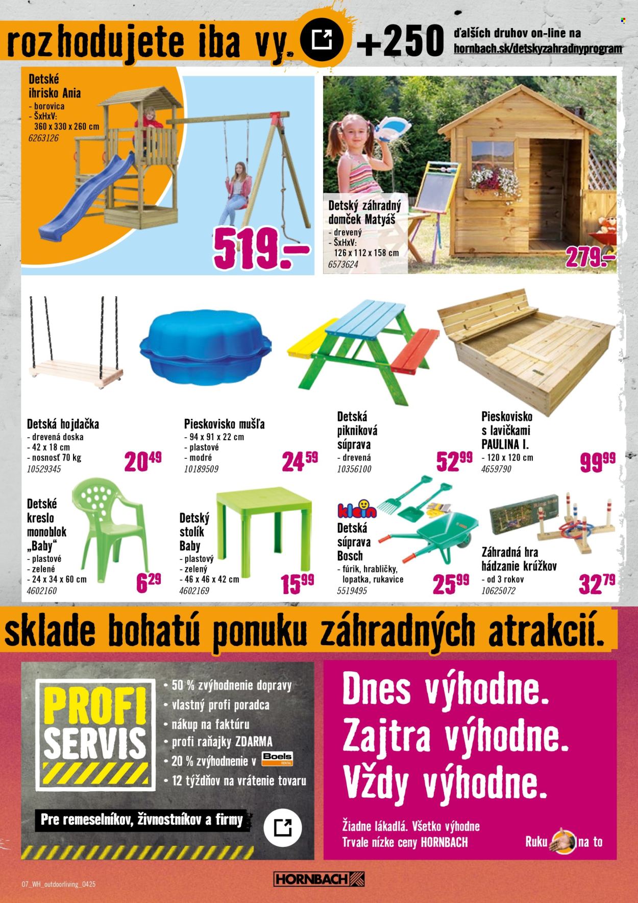 Leták Hornbach - 16.4.2025 - 30.4.2025. Strana 7