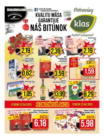 Leták Klas - 22.4.2025 - 27.4.2025.