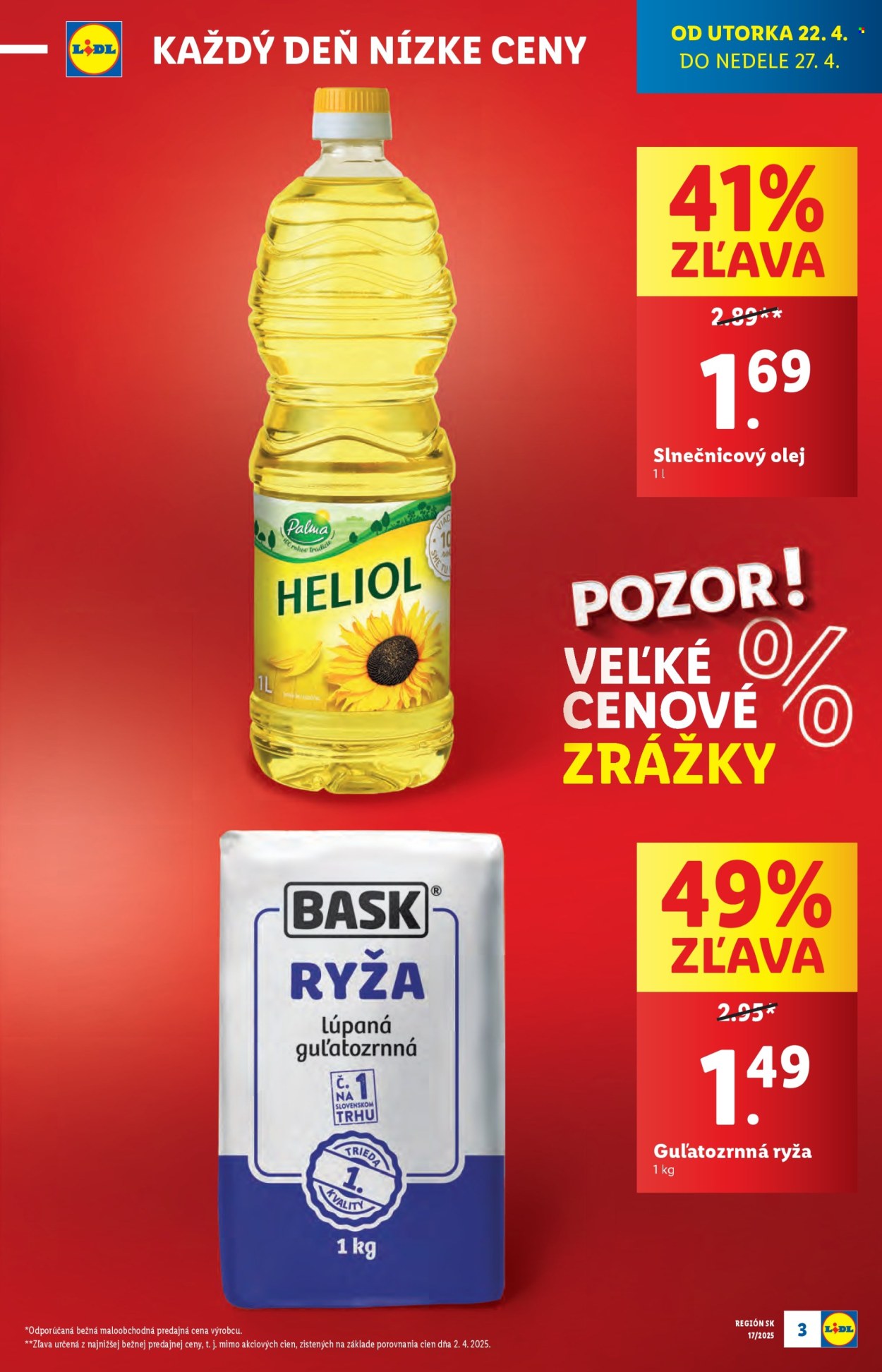 Leták Lidl - 22.4.2025 - 27.4.2025. Strana 3