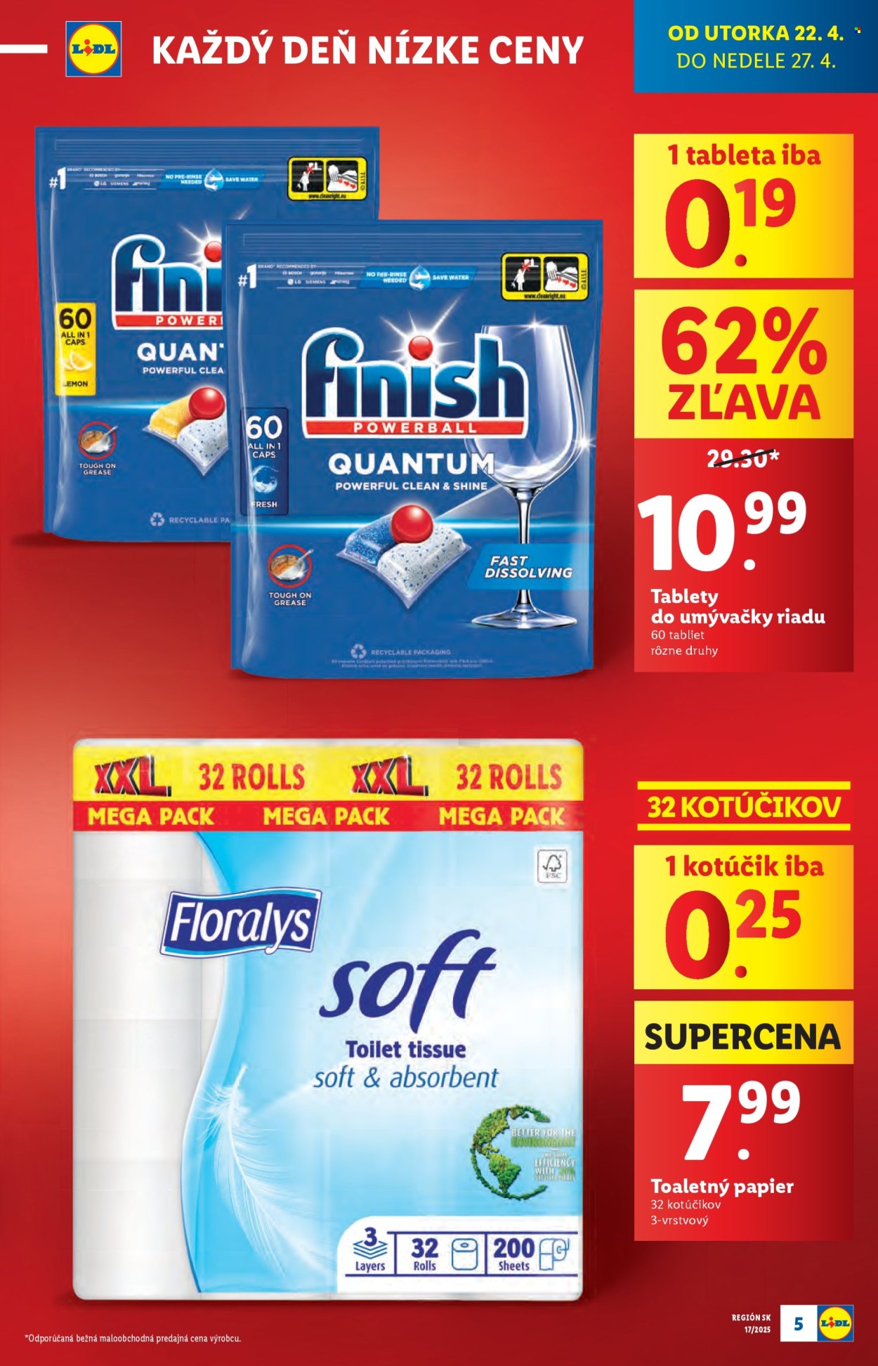 Leták Lidl - 22.4.2025 - 27.4.2025. Strana 5
