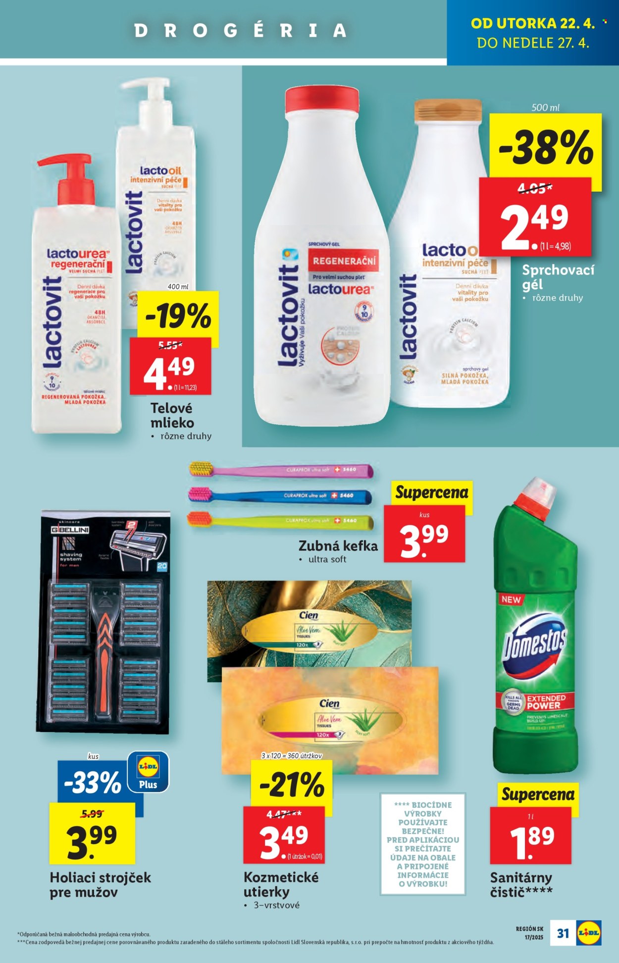 Leták Lidl - 22.4.2025 - 27.4.2025. Strana 31