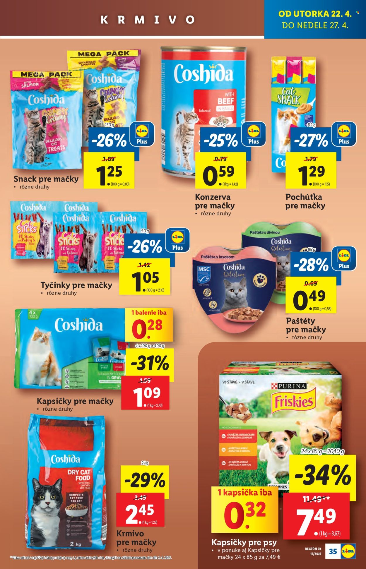 Leták Lidl - 22.4.2025 - 27.4.2025. Strana 35