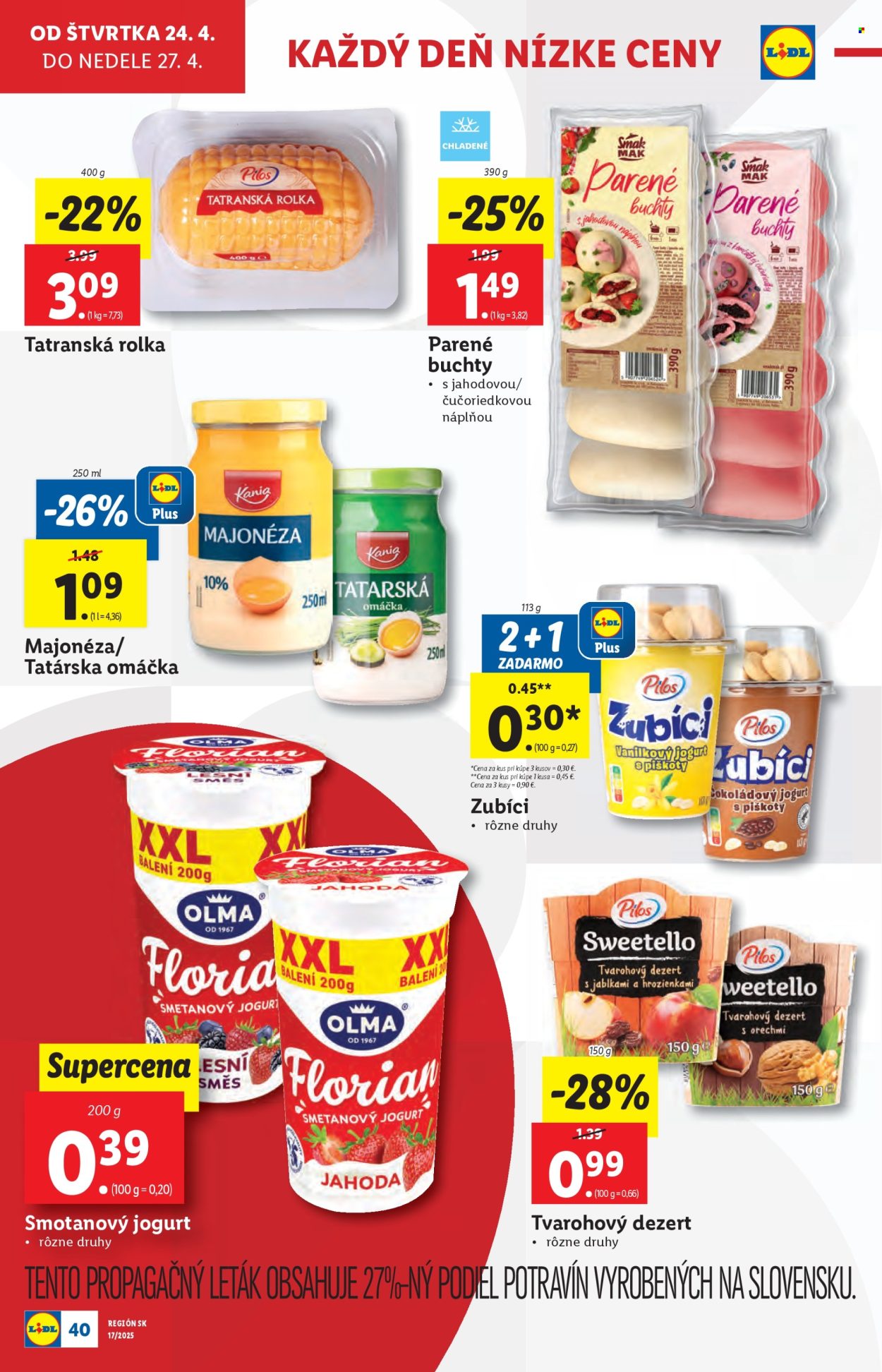 Leták Lidl - 22.4.2025 - 27.4.2025. Strana 40