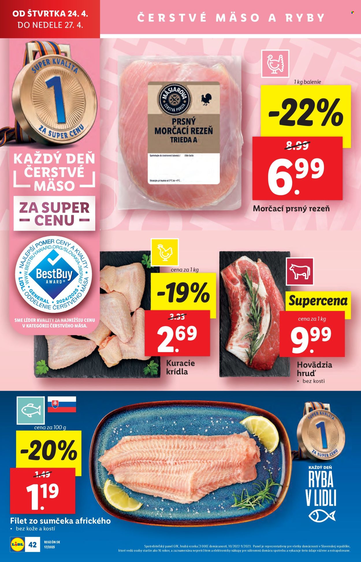 Leták Lidl - 22.4.2025 - 27.4.2025. Strana 42