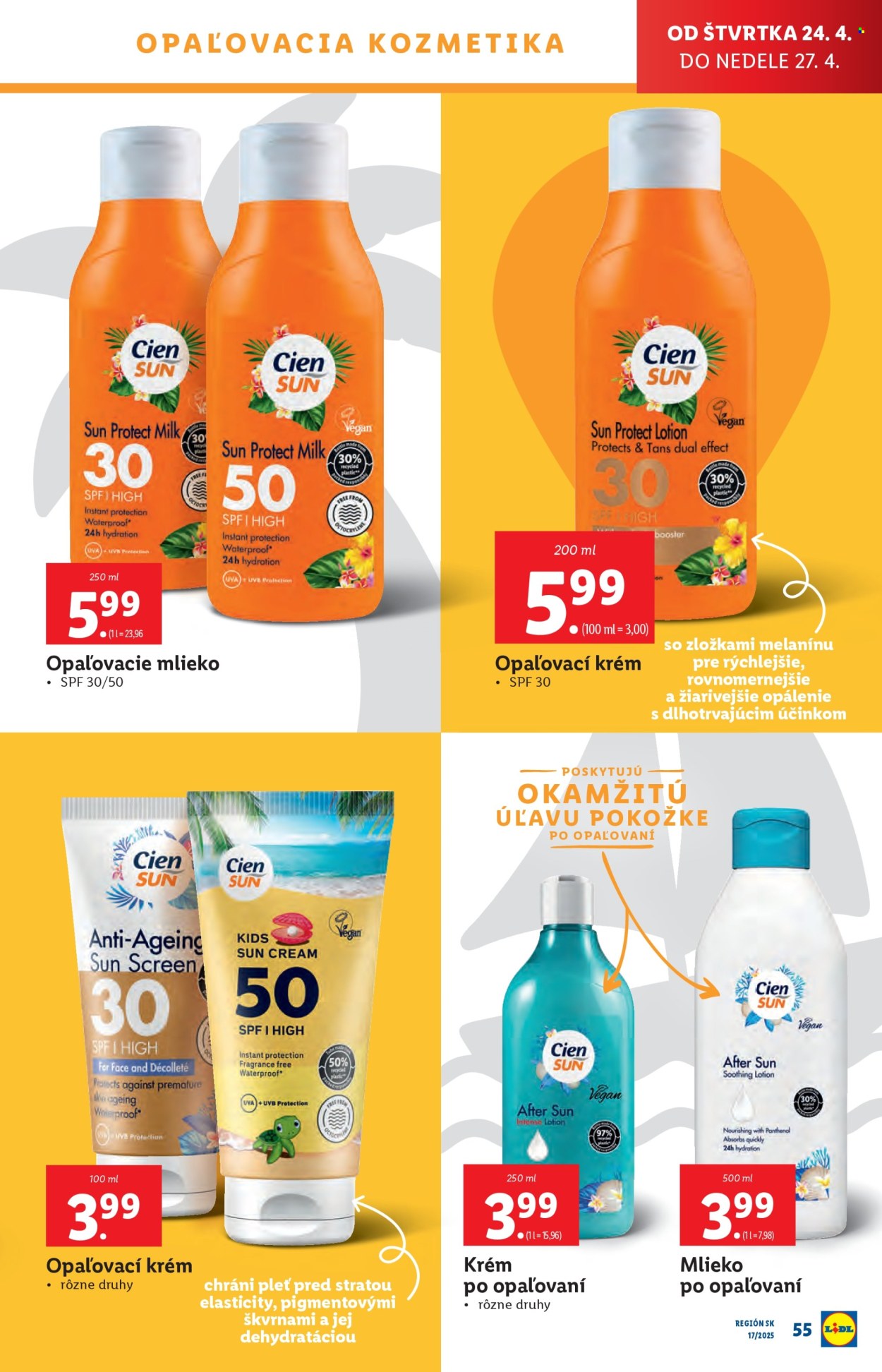 Leták Lidl - 22.4.2025 - 27.4.2025. Strana 55