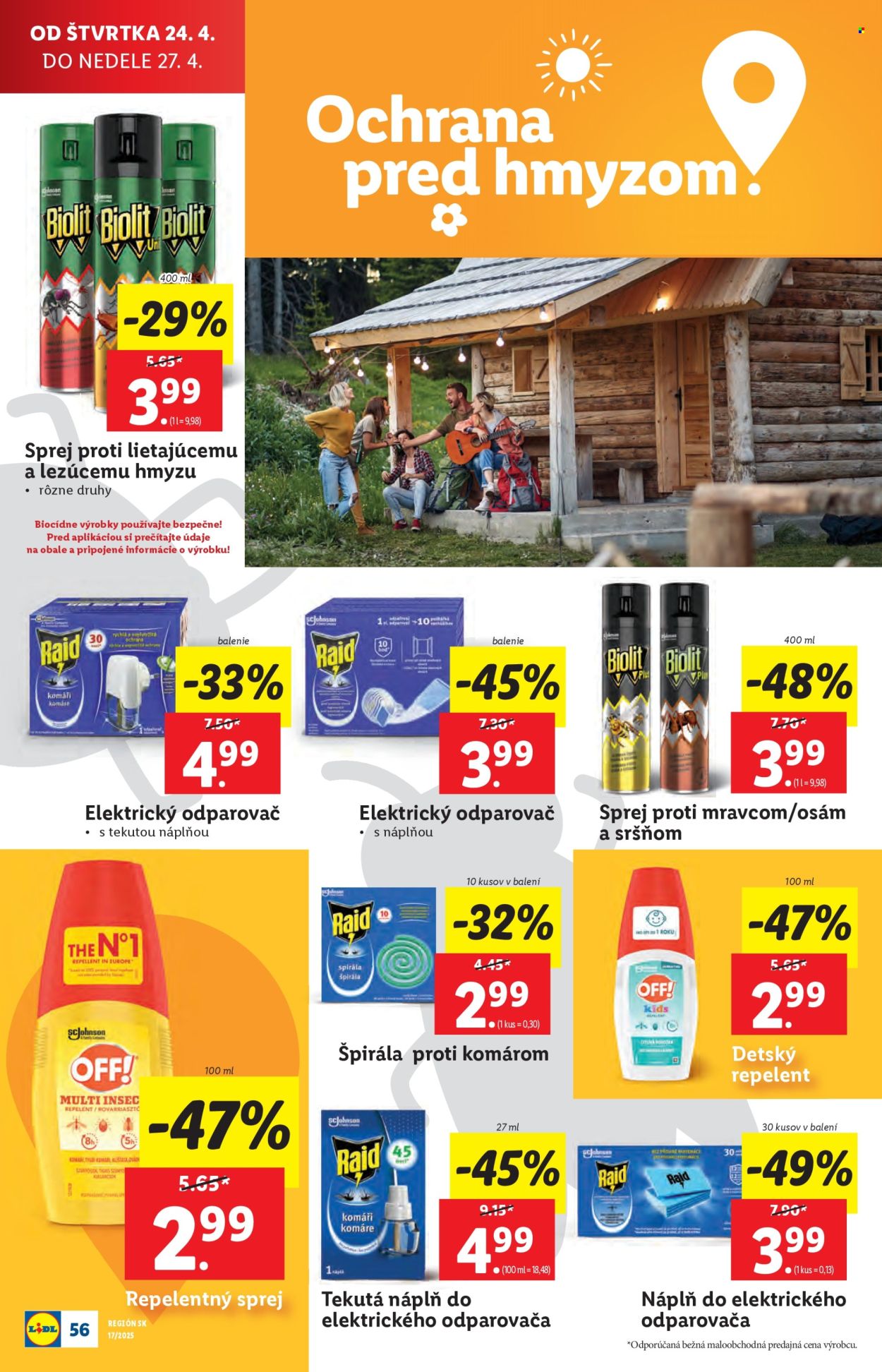 Leták Lidl - 22.4.2025 - 27.4.2025. Strana 56