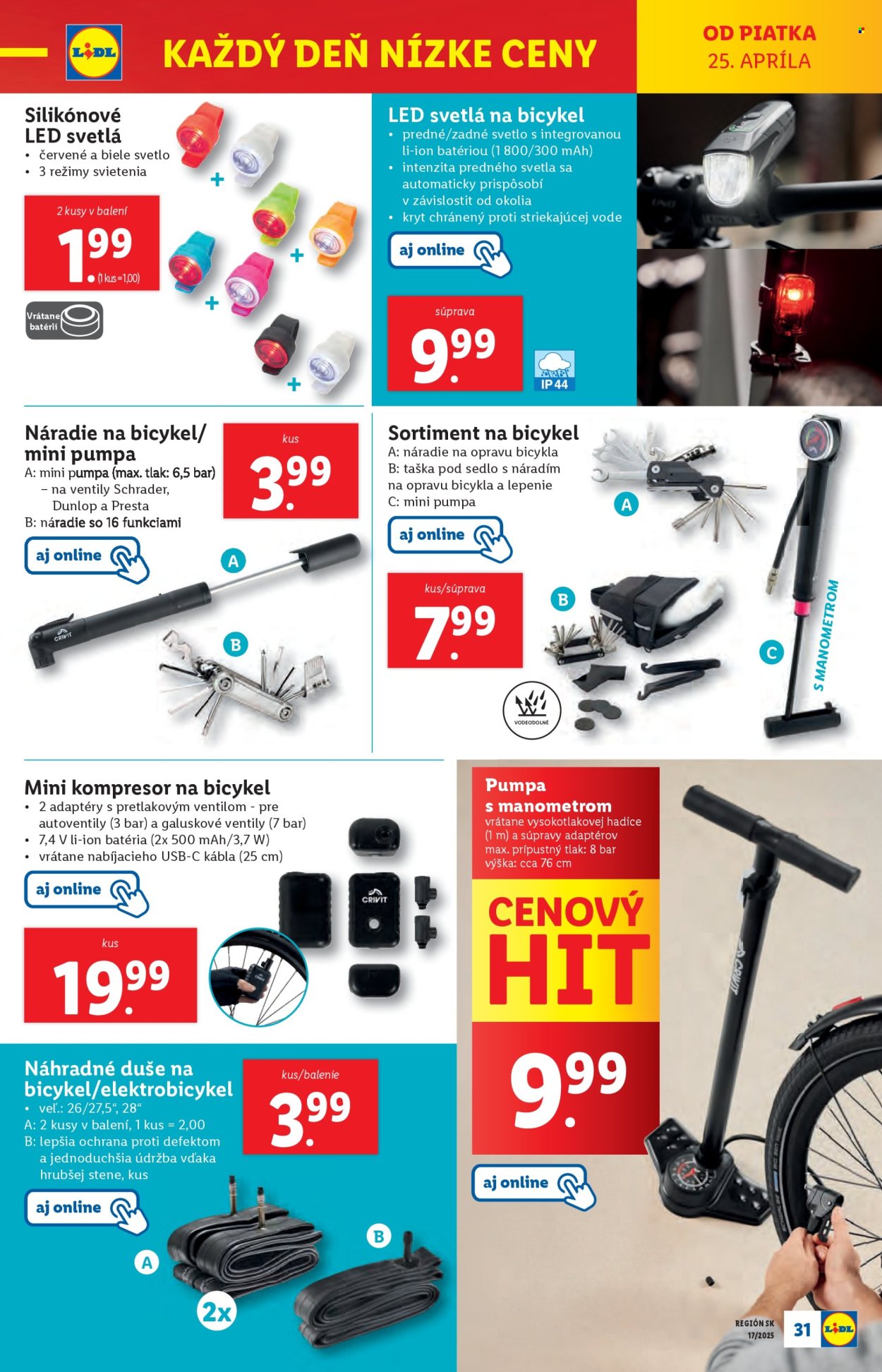 Leták Lidl - 22.4.2025 - 27.4.2025. Strana 101