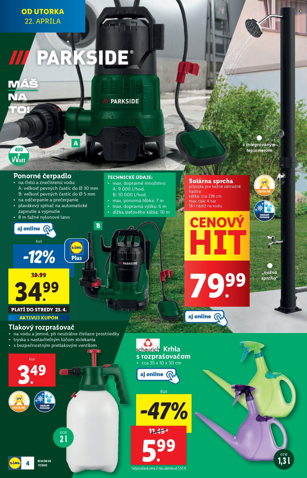 Leták Lidl. Strana 4