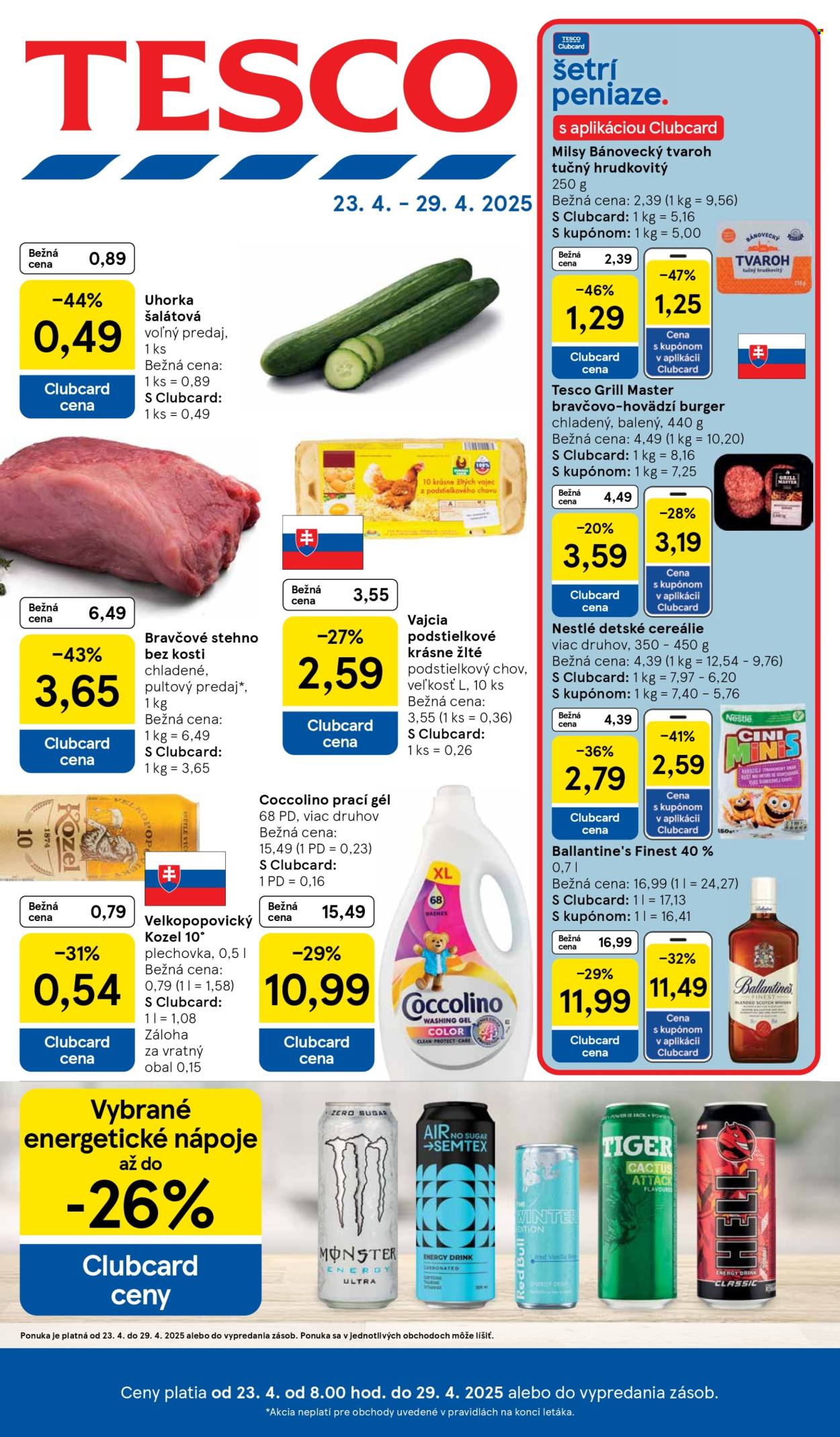 Leták TESCO - 23.4.2025 - 29.4.2025. Strana 1
