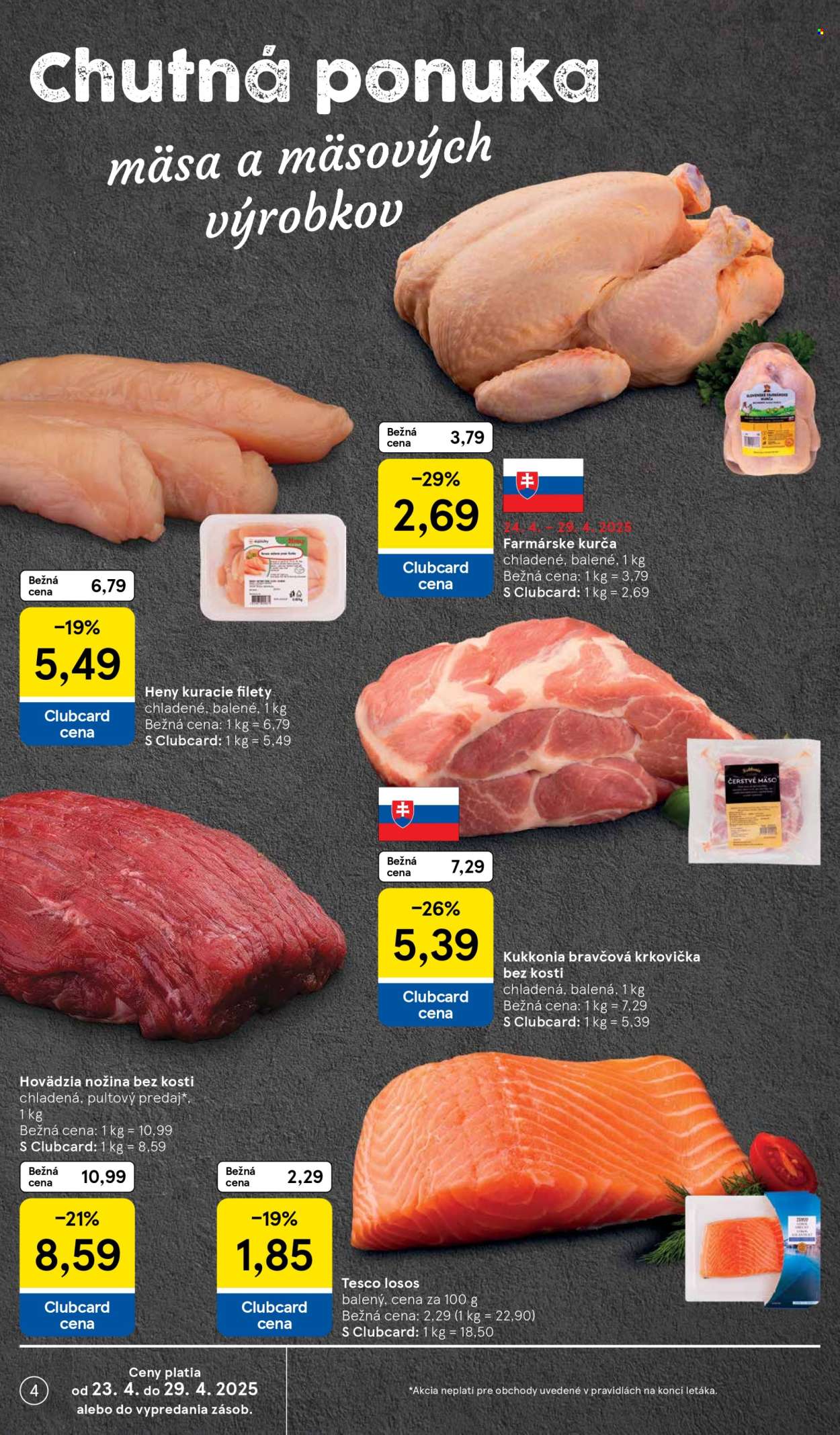Leták TESCO - 23.4.2025 - 29.4.2025. Strana 4