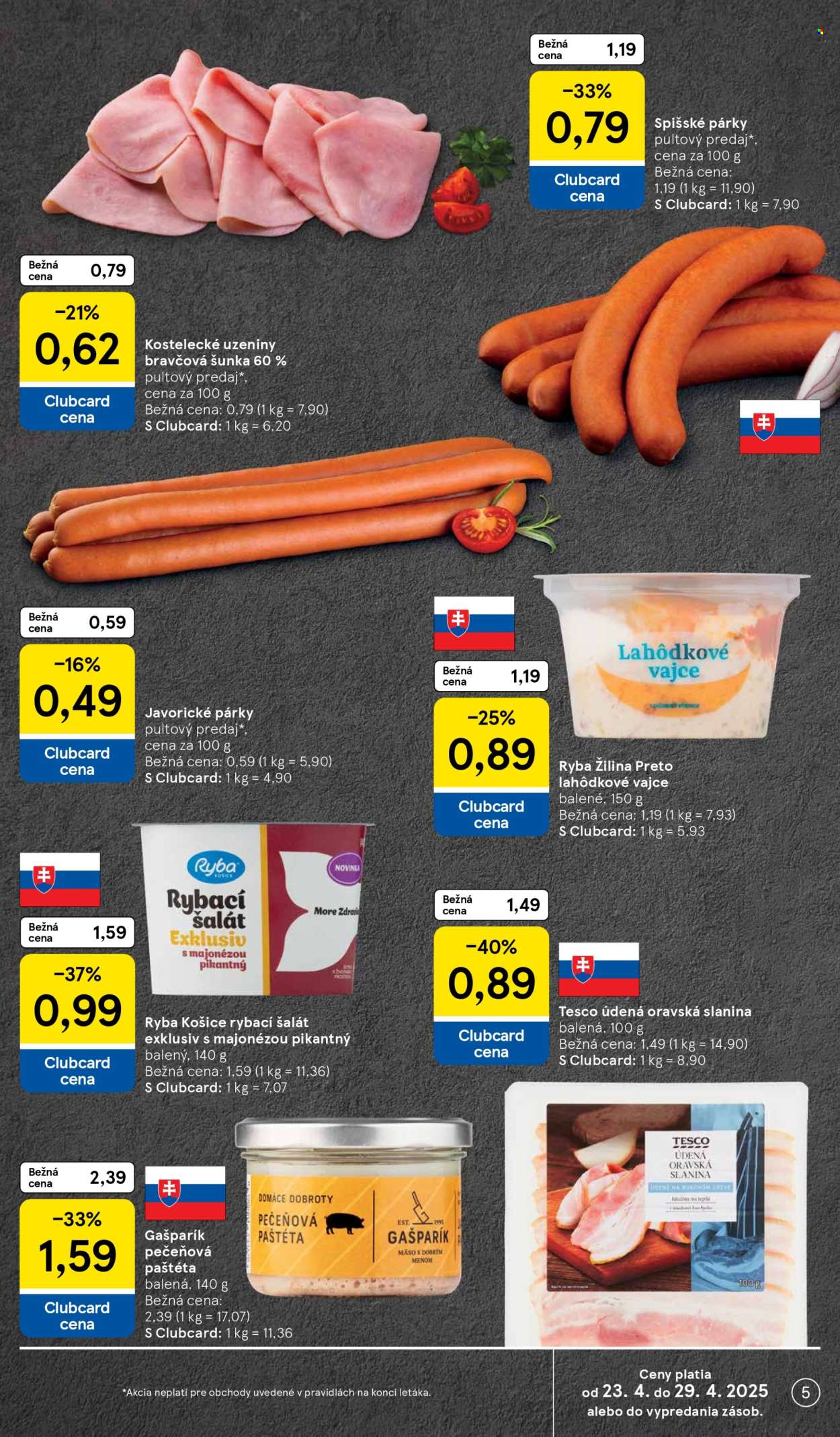 Leták TESCO - 23.4.2025 - 29.4.2025. Strana 5