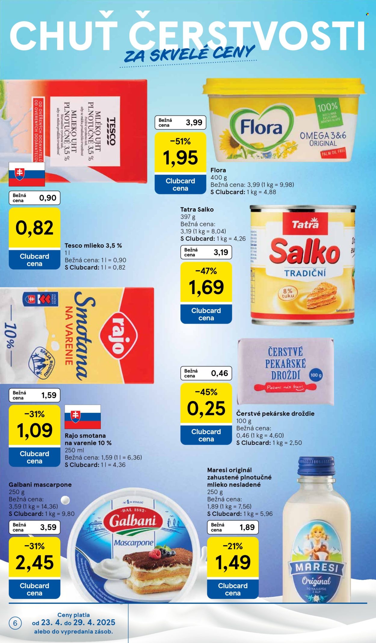 Leták TESCO - 23.4.2025 - 29.4.2025. Strana 6