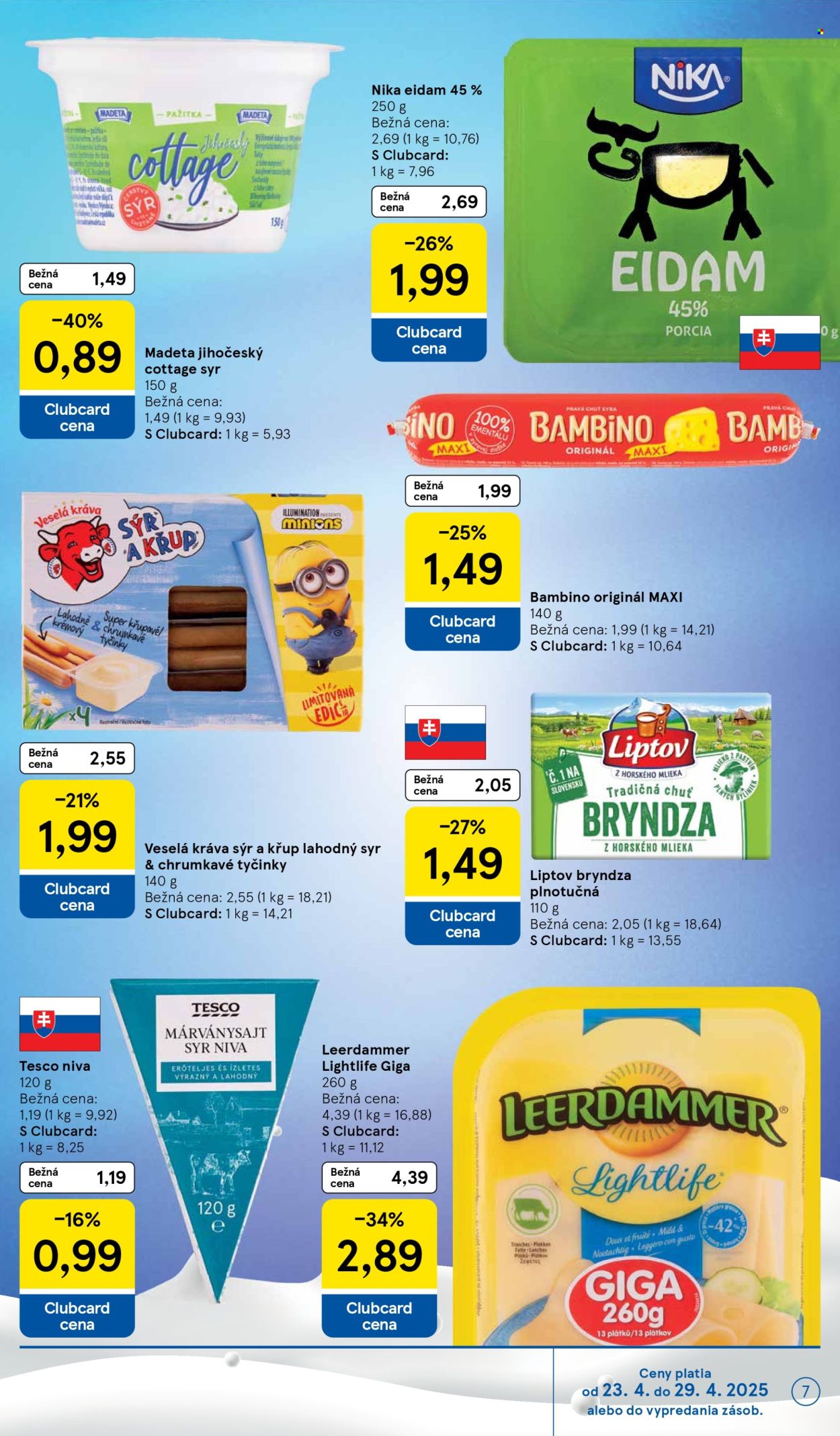 Leták TESCO supermarket - 23.4.2025 - 29.4.2025. Strana 7