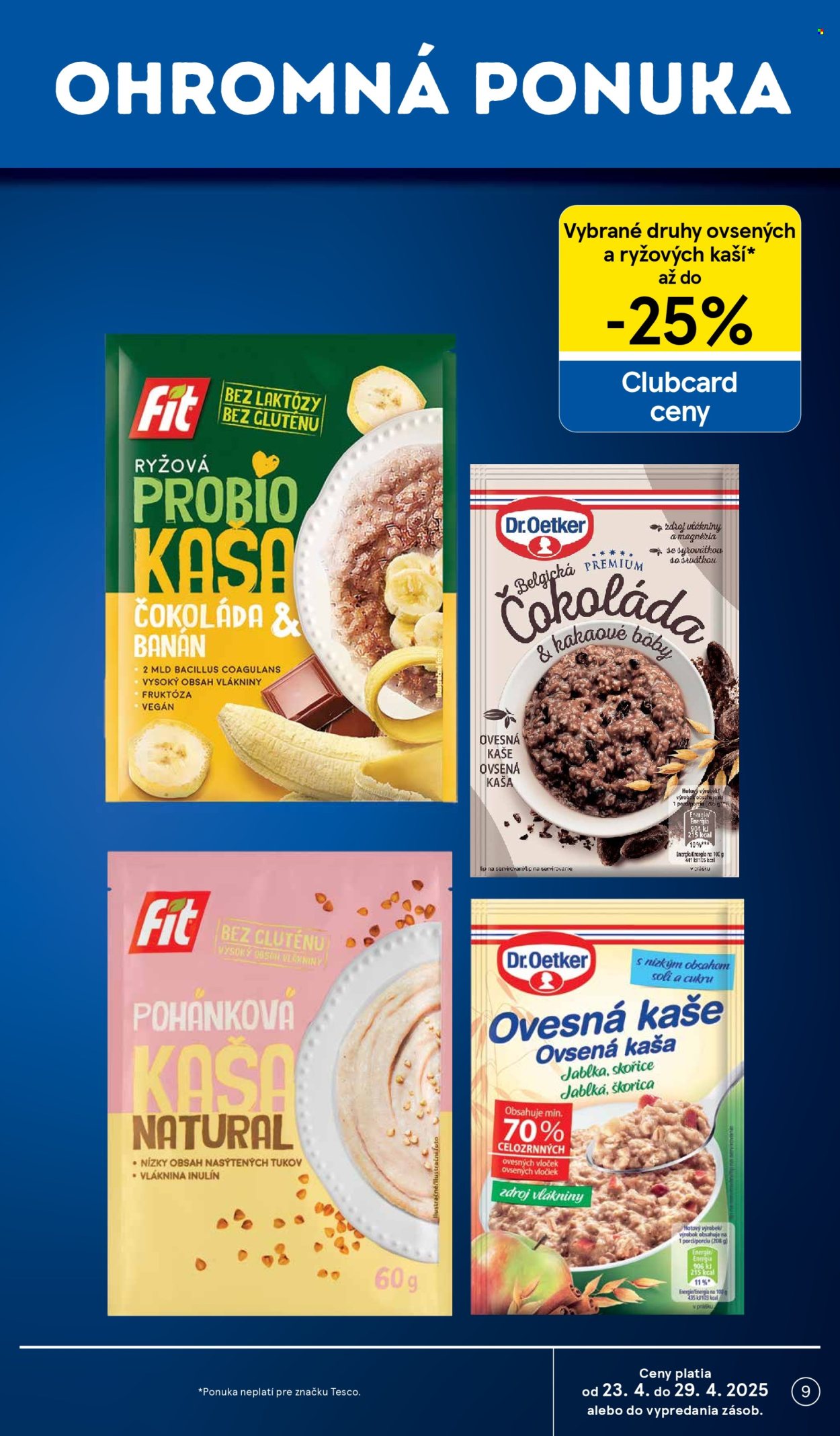 Leták TESCO supermarket - 23.4.2025 - 29.4.2025. Strana 9