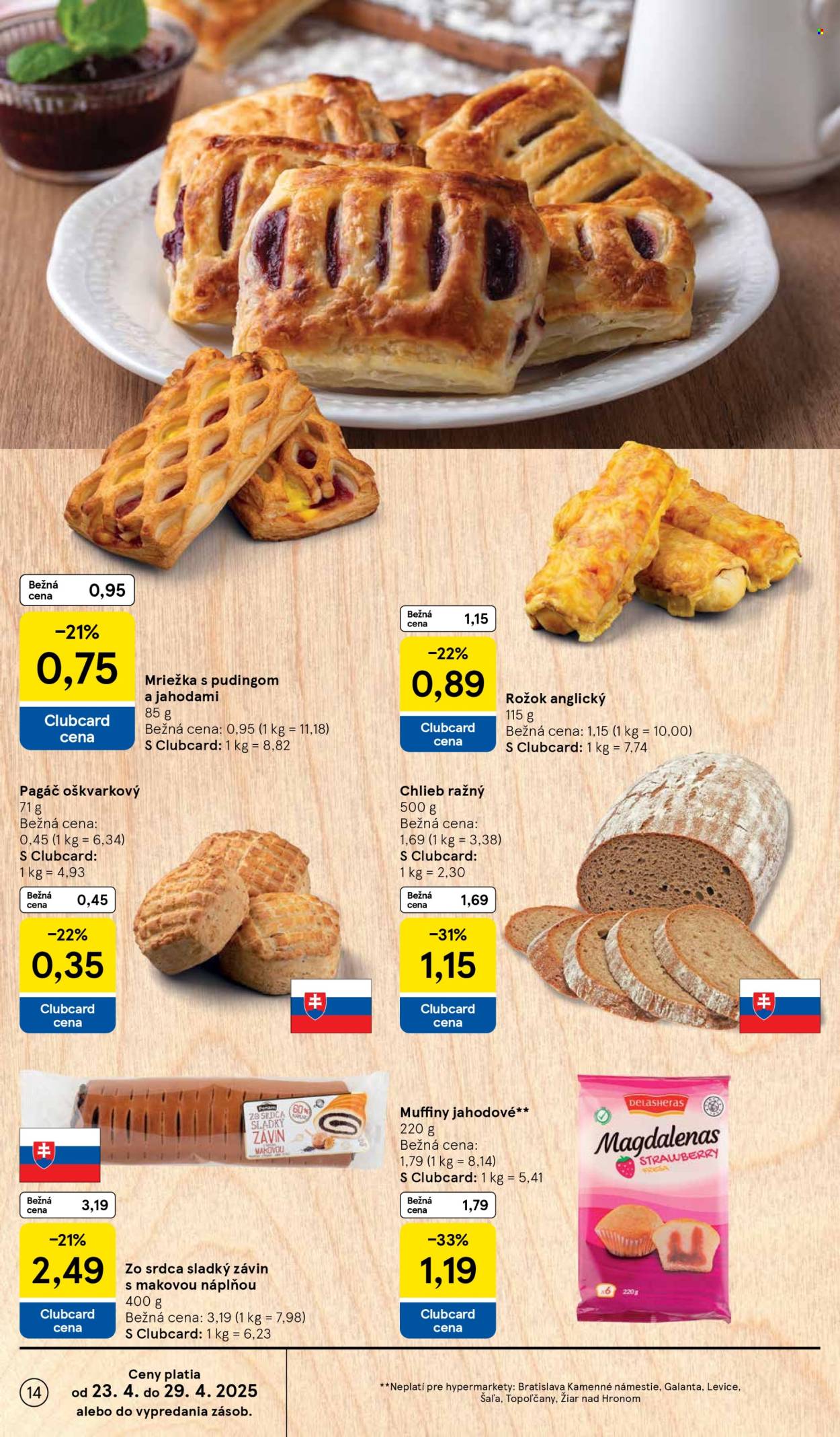Leták TESCO - 23.4.2025 - 29.4.2025. Strana 14