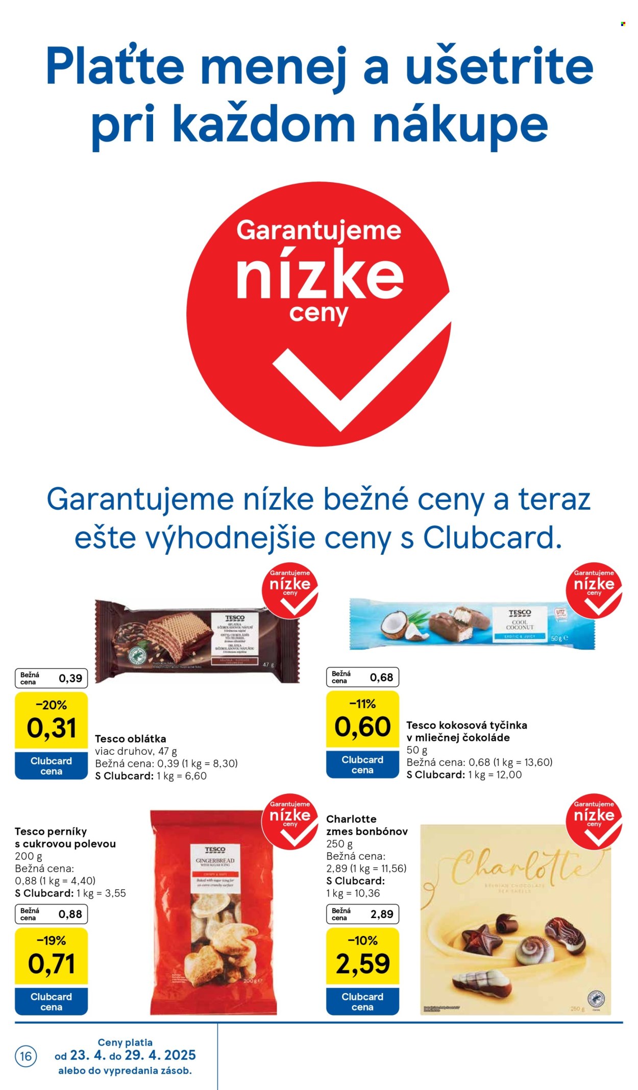 Leták TESCO - 23.4.2025 - 29.4.2025. Strana 16