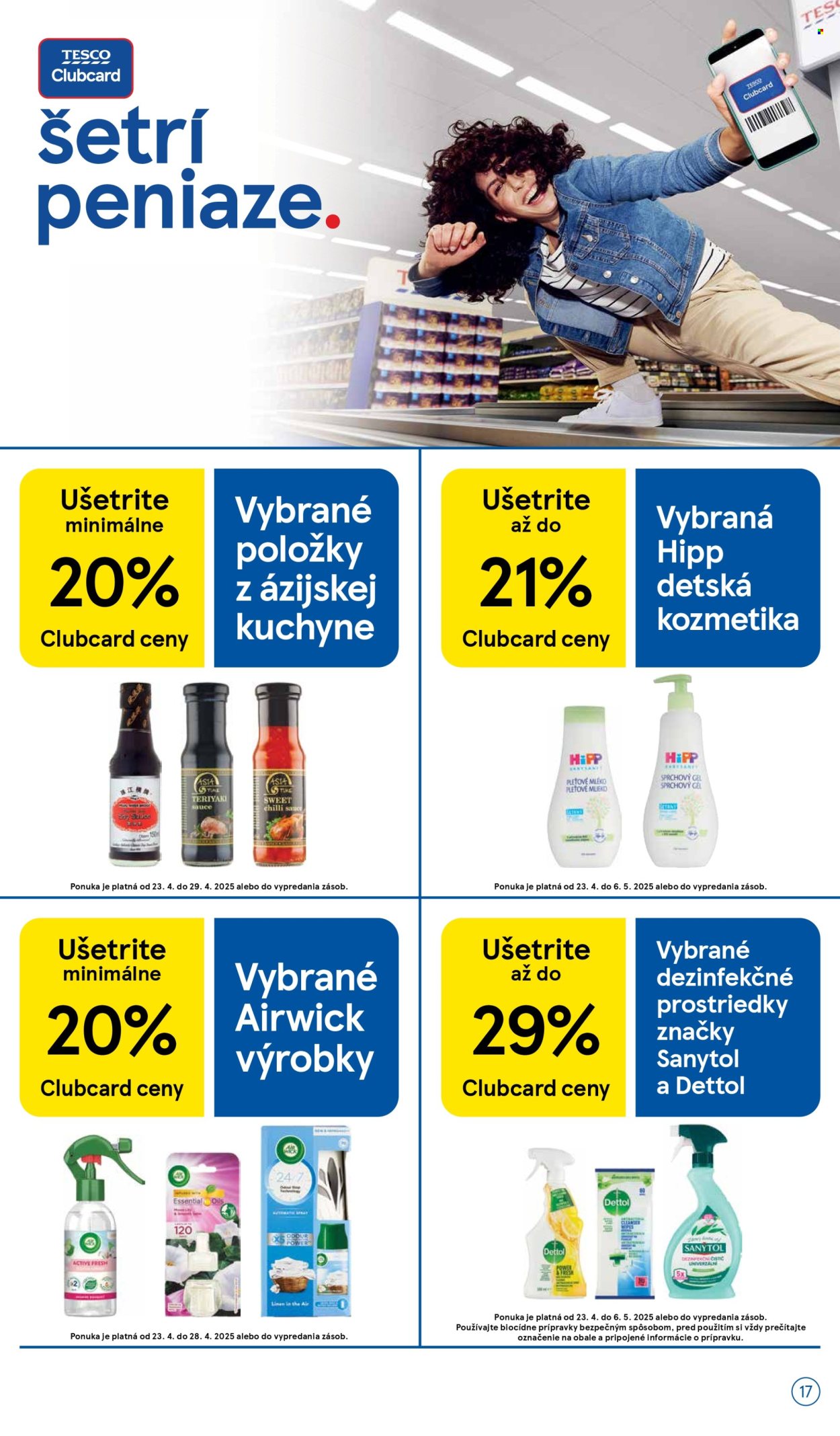 Leták TESCO supermarket - 23.4.2025 - 29.4.2025. Strana 17