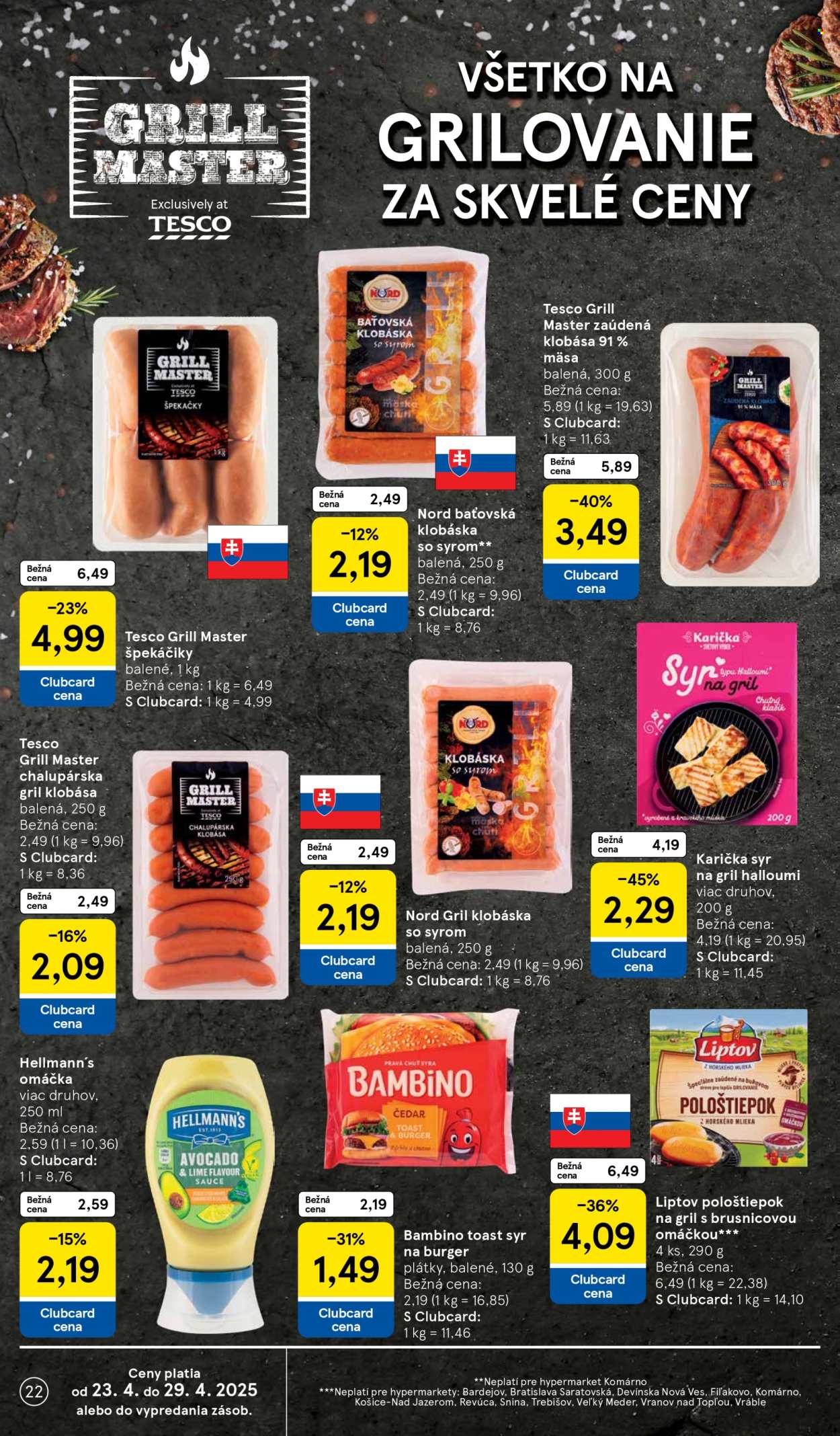 Leták TESCO - 23.4.2025 - 29.4.2025. Strana 22