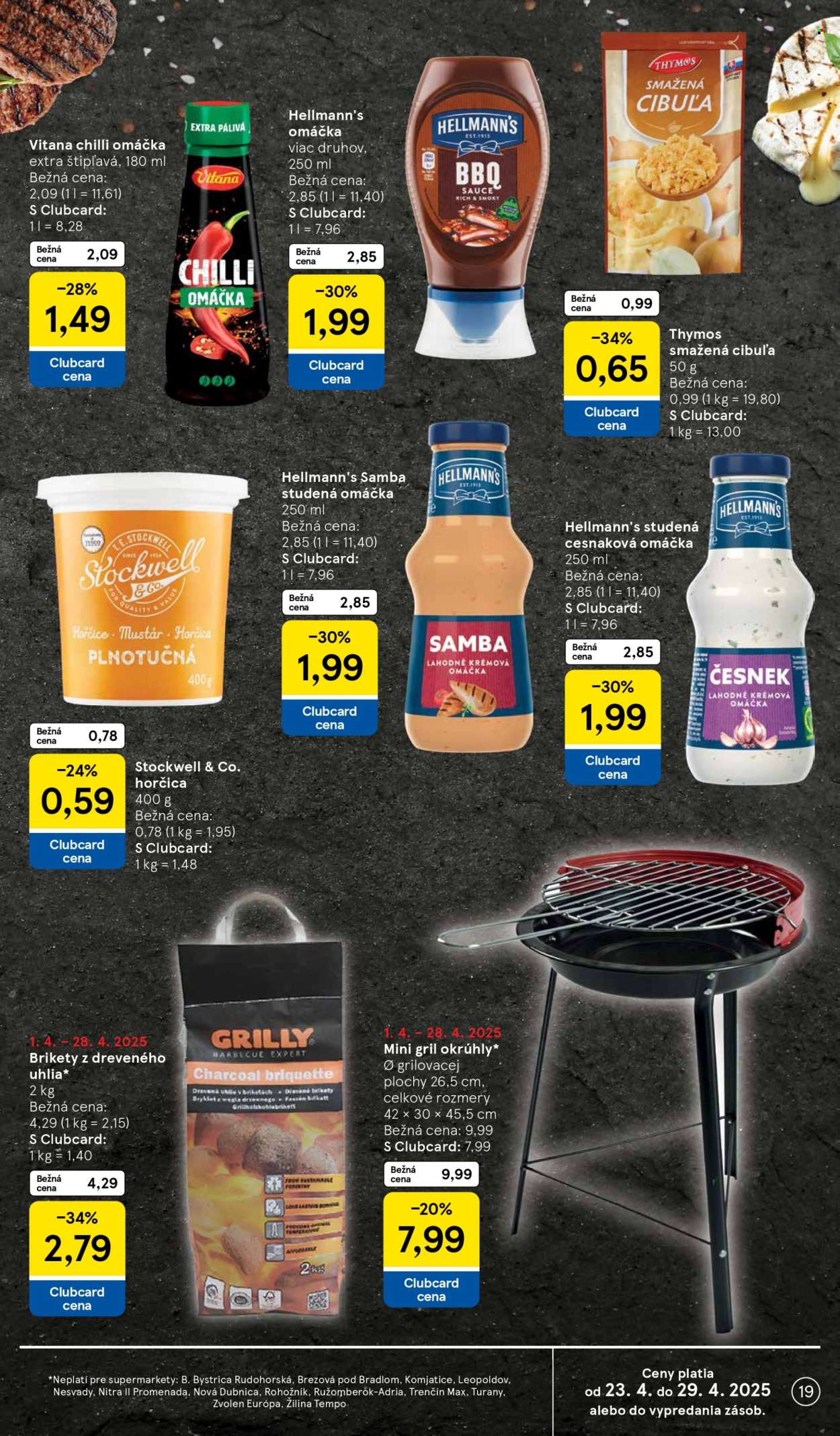 Leták TESCO supermarket - 23.4.2025 - 29.4.2025. Strana 19