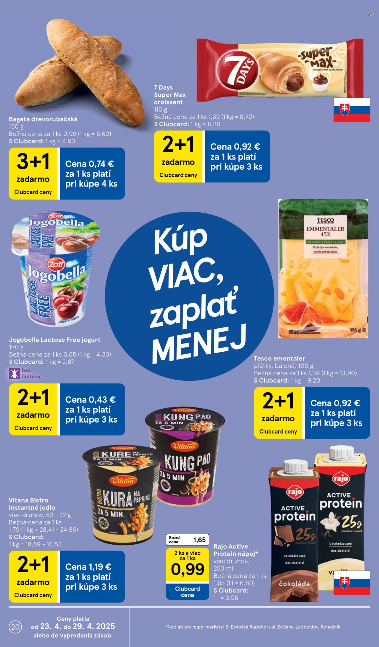 Leták TESCO supermarket - 23.4.2025 - 29.4.2025. Strana 20