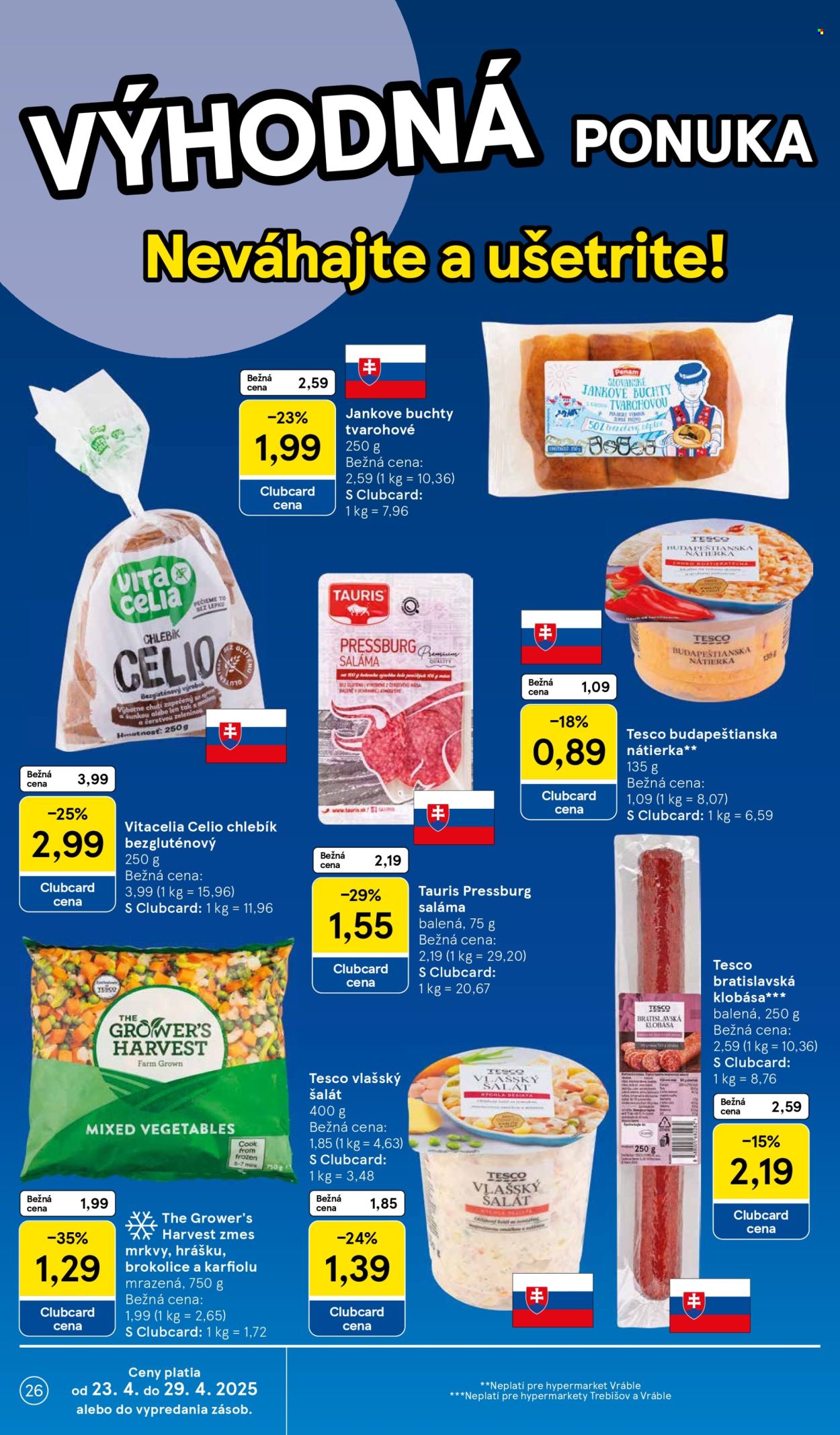 Leták TESCO - 23.4.2025 - 29.4.2025. Strana 26