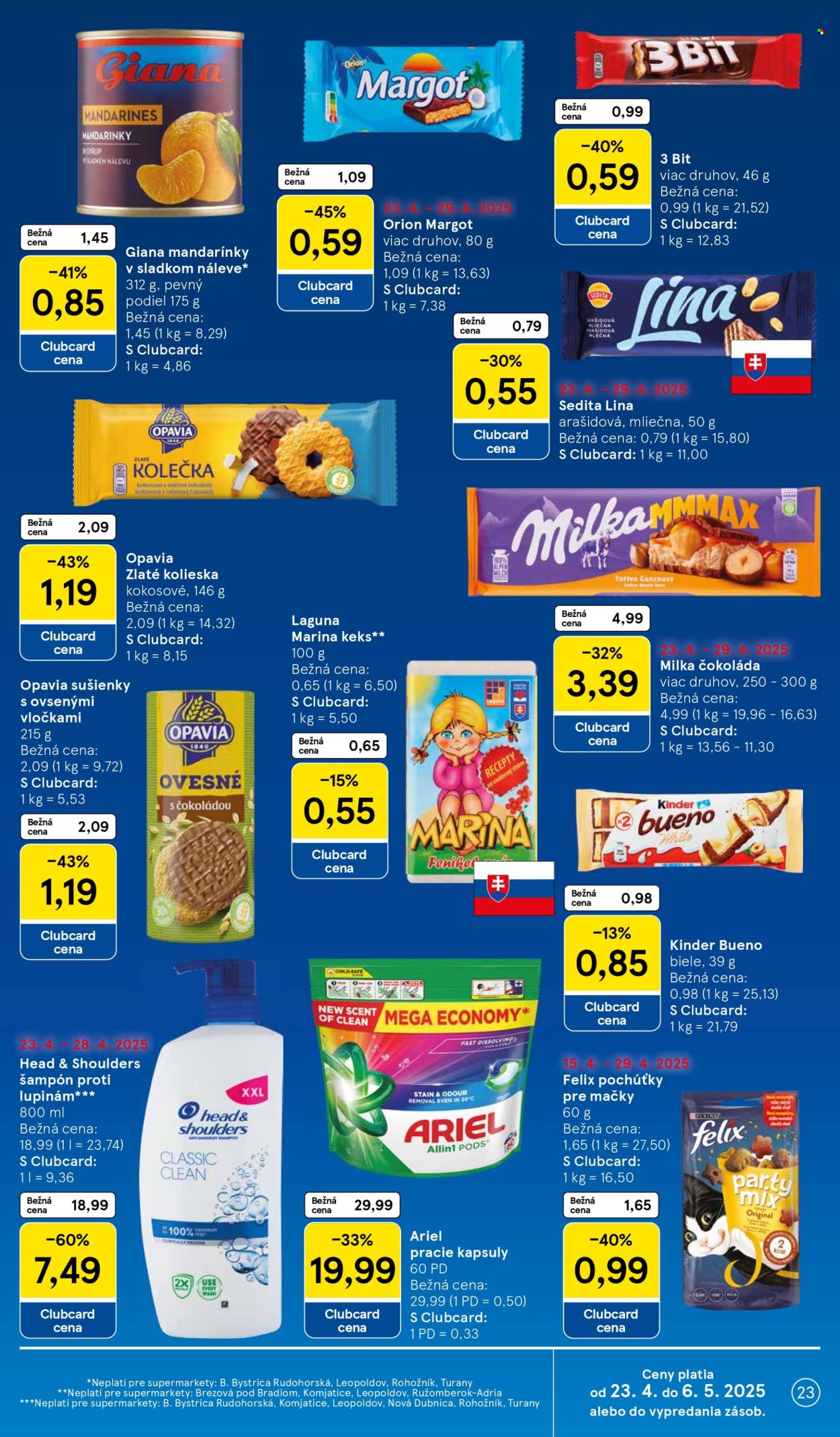 Leták TESCO supermarket - 23.4.2025 - 29.4.2025. Strana 23