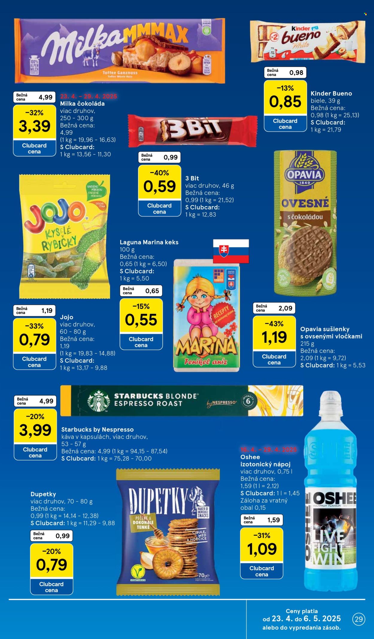 Leták TESCO - 23.4.2025 - 29.4.2025. Strana 29