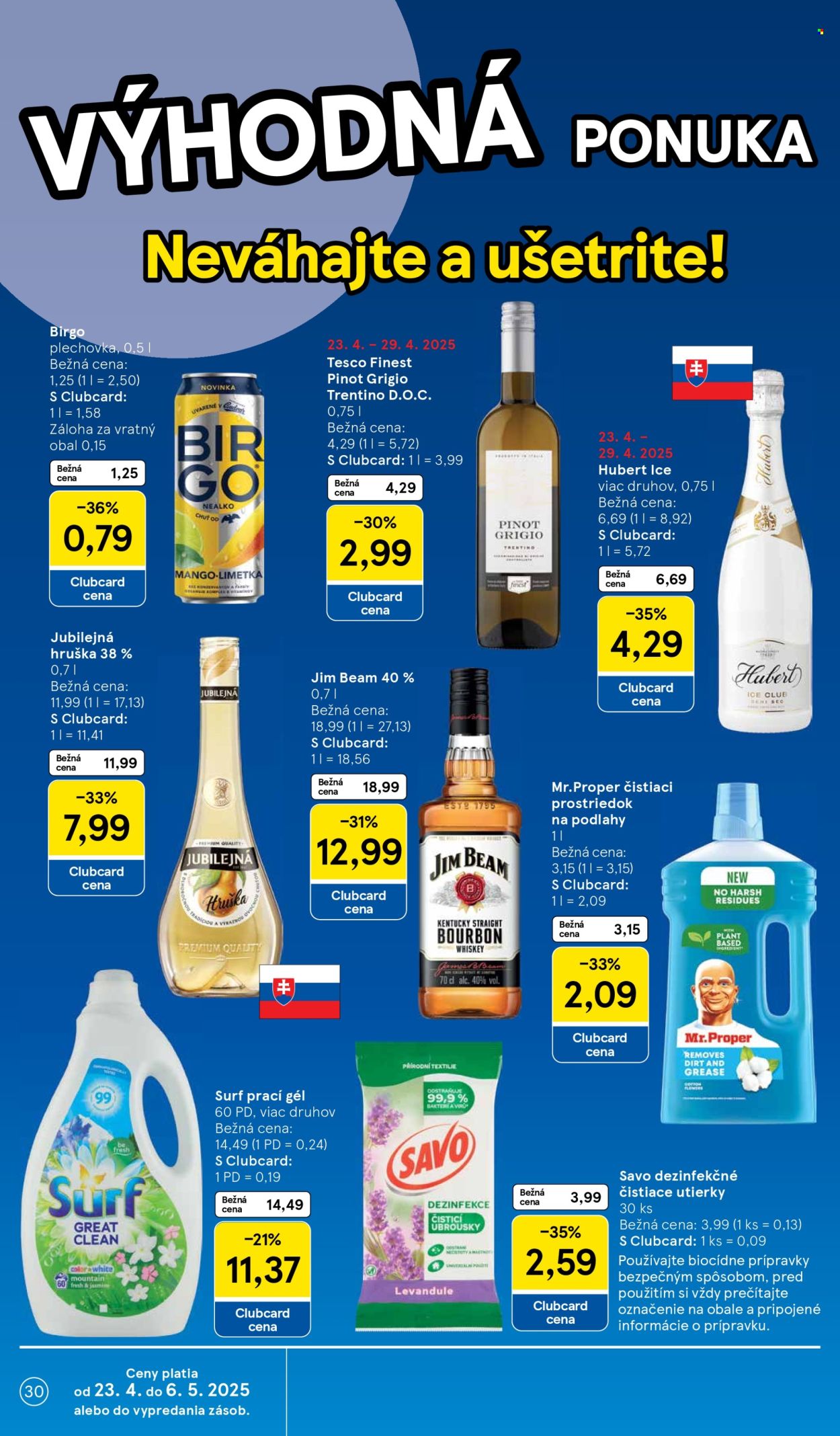 Leták TESCO - 23.4.2025 - 29.4.2025. Strana 30